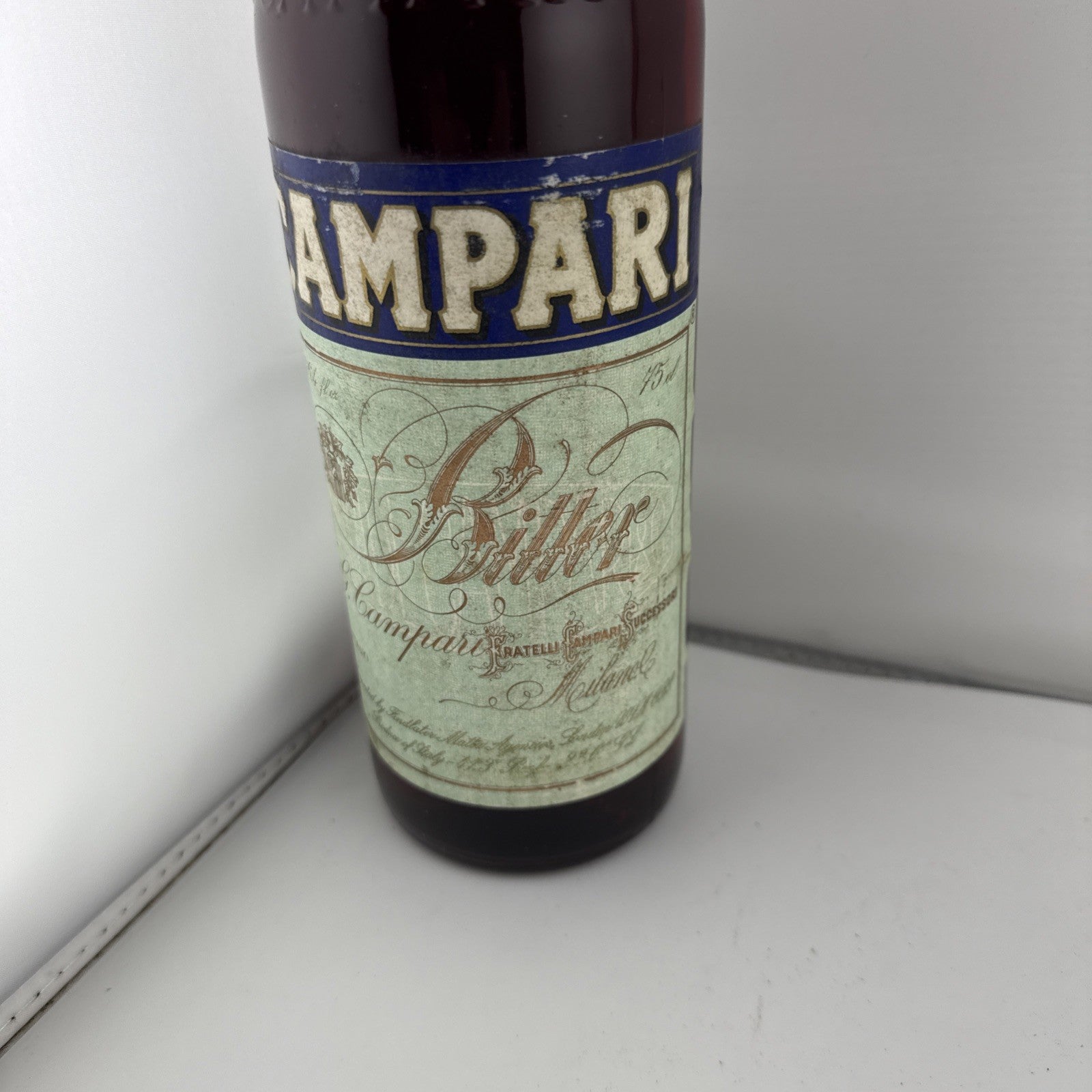 Campari Bitter 26.4 FLOZ (75cl) Bottled 1970s
