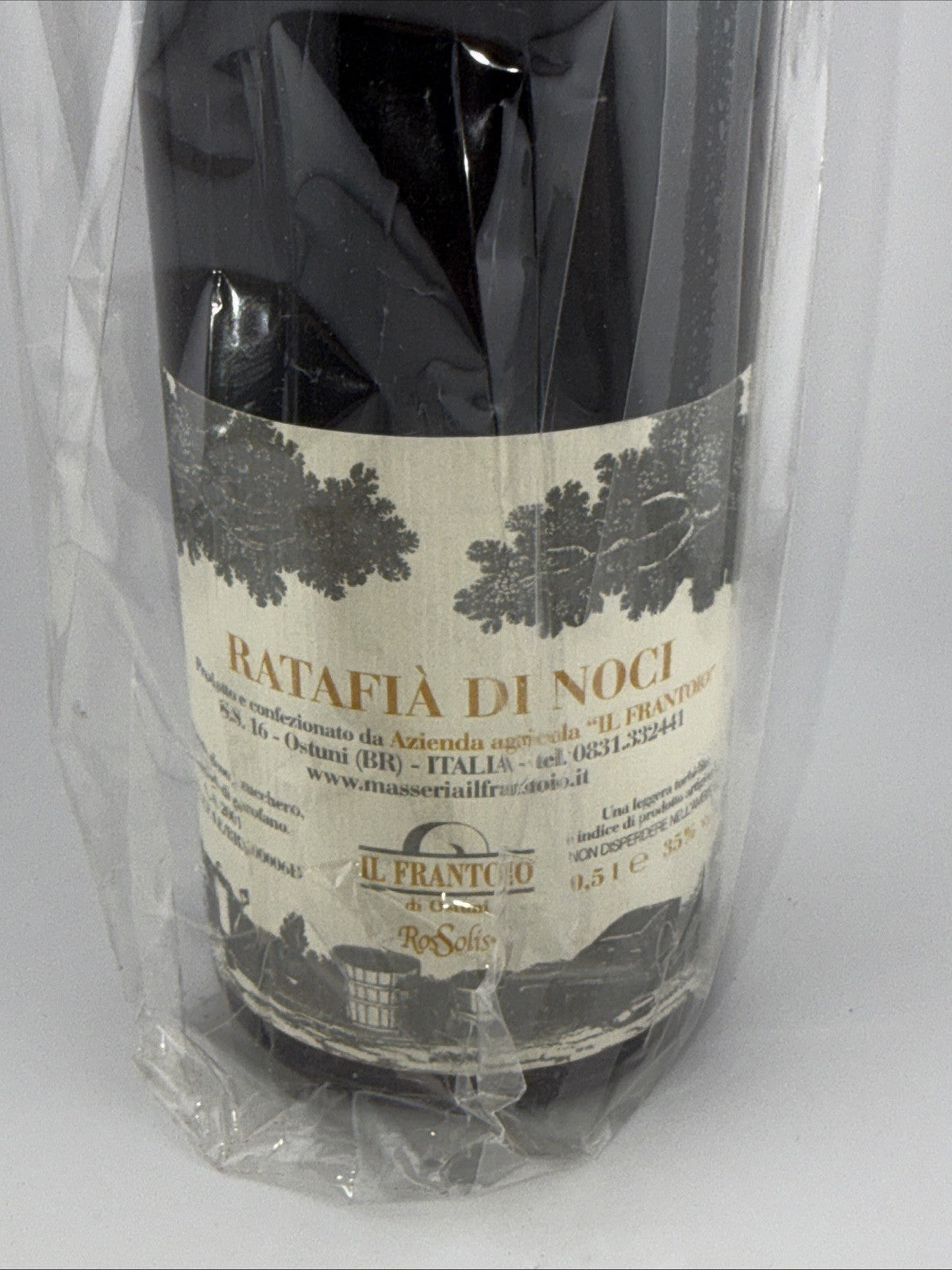 Ratafià di Noci (walnut liqueur) 35% Abv  0.5L