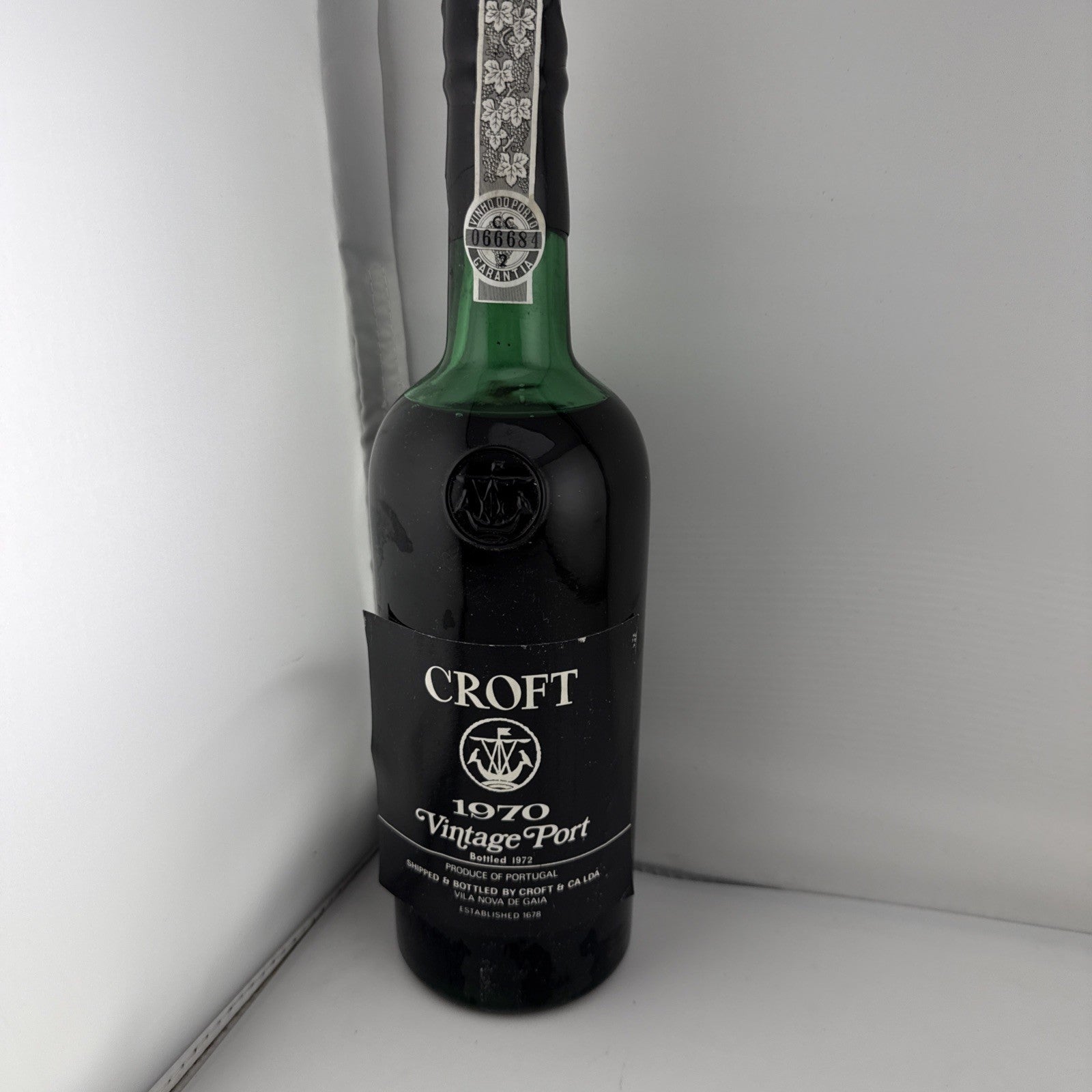 Croft 1970 Vintage Port 75cl Bottled 1972 Portuguese Vintage Port