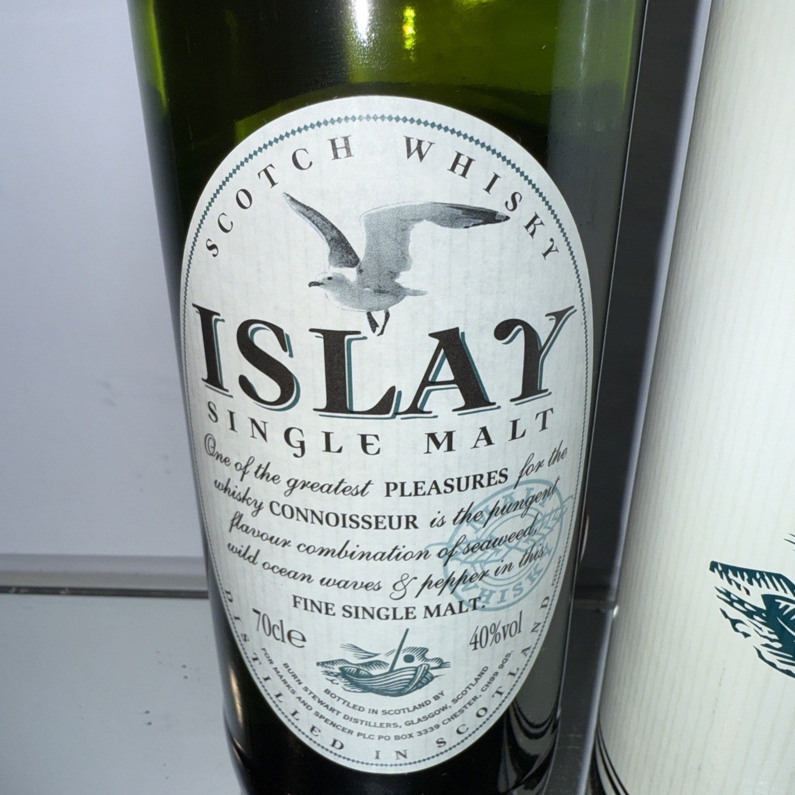 10-year-old Islay single malt Scotch whisky (70cl, 40% ABV),  Burn Stewart