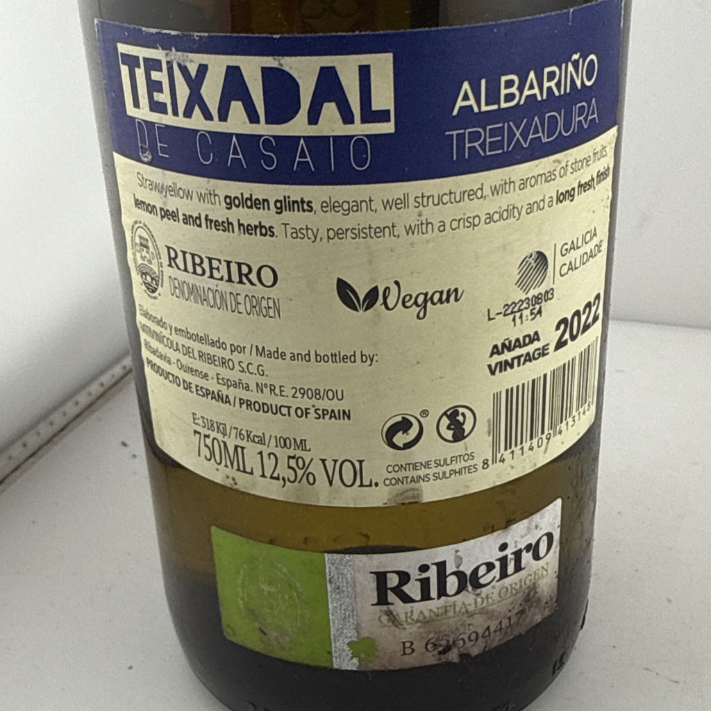 Teixadal Albariño Treixadura Spanish White Wine 75cl Vegan
