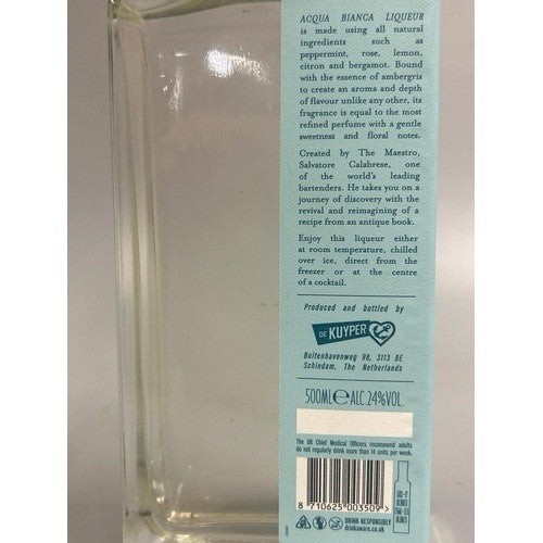 Acqua Bianca Salvatore Calabrese Liqueur 50cl 24% AB Cheapest In Uk