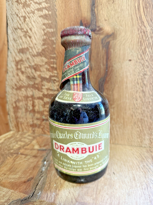 1970s Bottle Of Drambuie 11 5/6 FL OZ  70% Proof Vintage matured