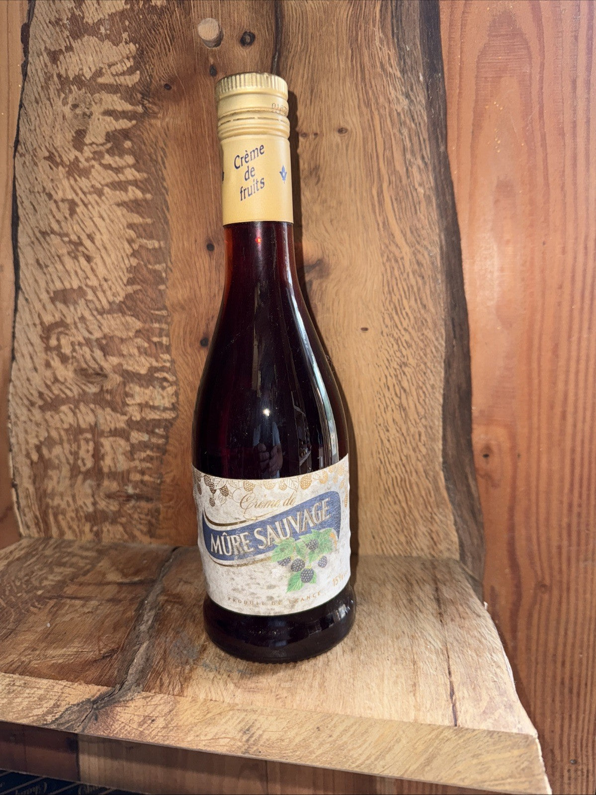 Crème De  Mure Sauvage Liqueur (Blackberry Liqueur) 50 cl 15% abv