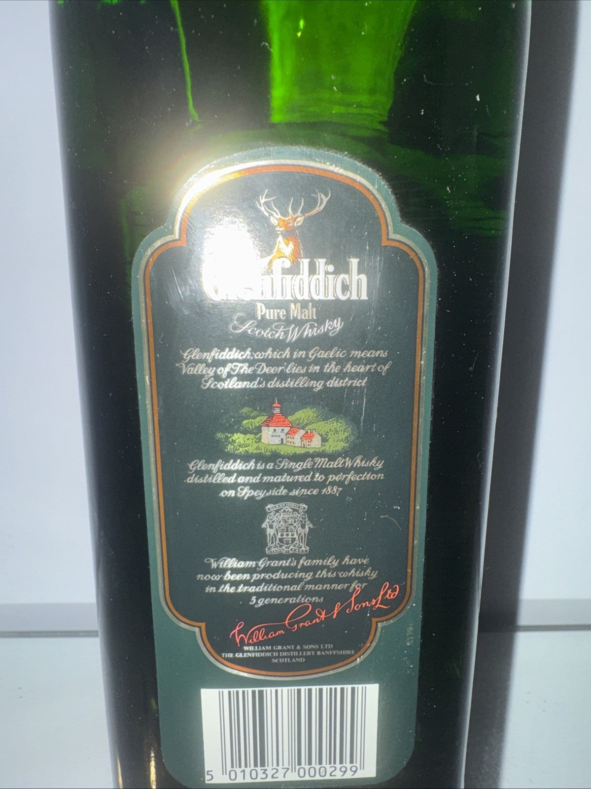1975-85 Bottle Glenfiddich Special Old Reserve Single Malt Whisky 1L