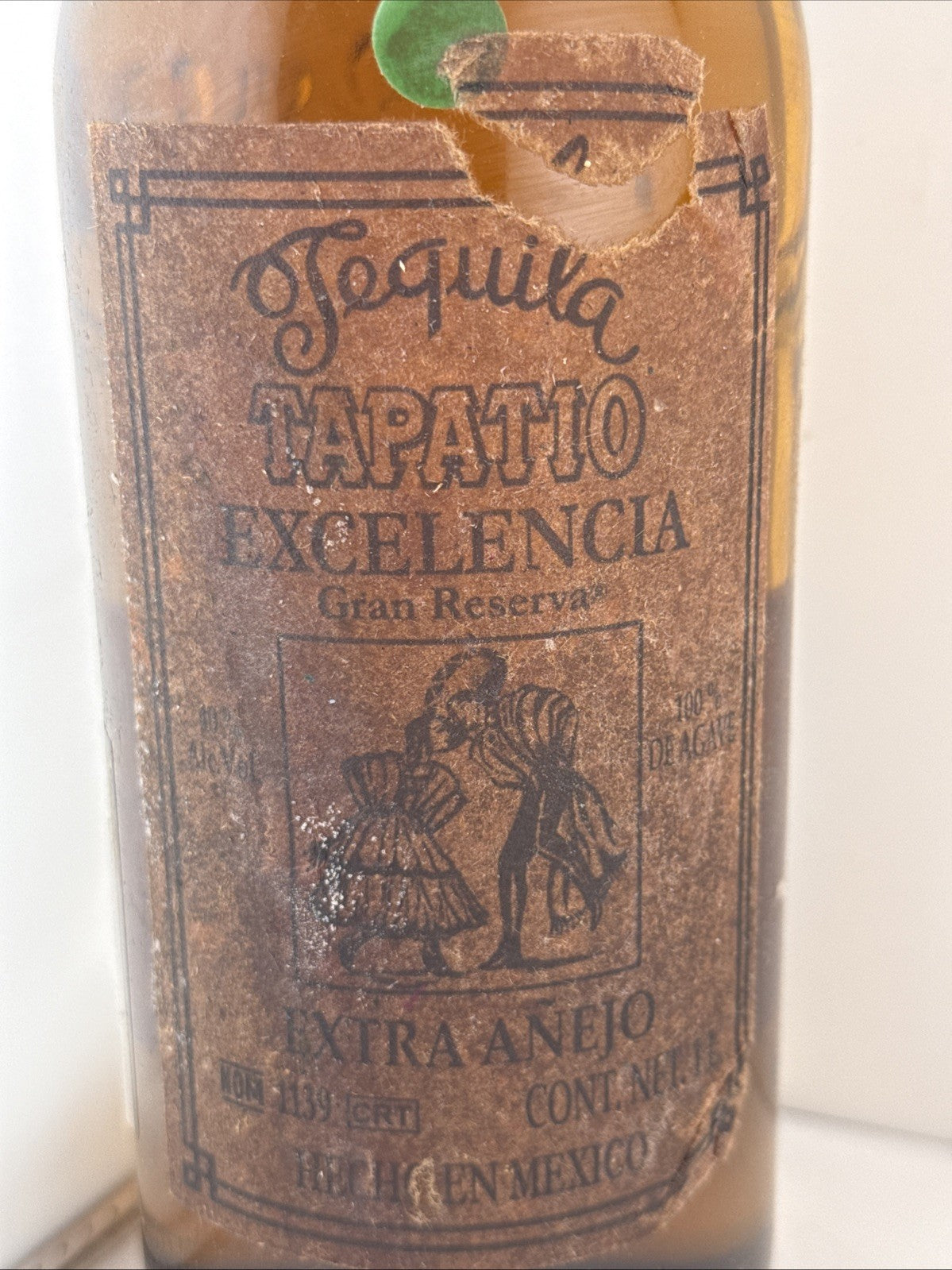 Tequila Tapatío Excelencia Gran Reserva Extra Añejo 100cl 40% ABV. 1990s