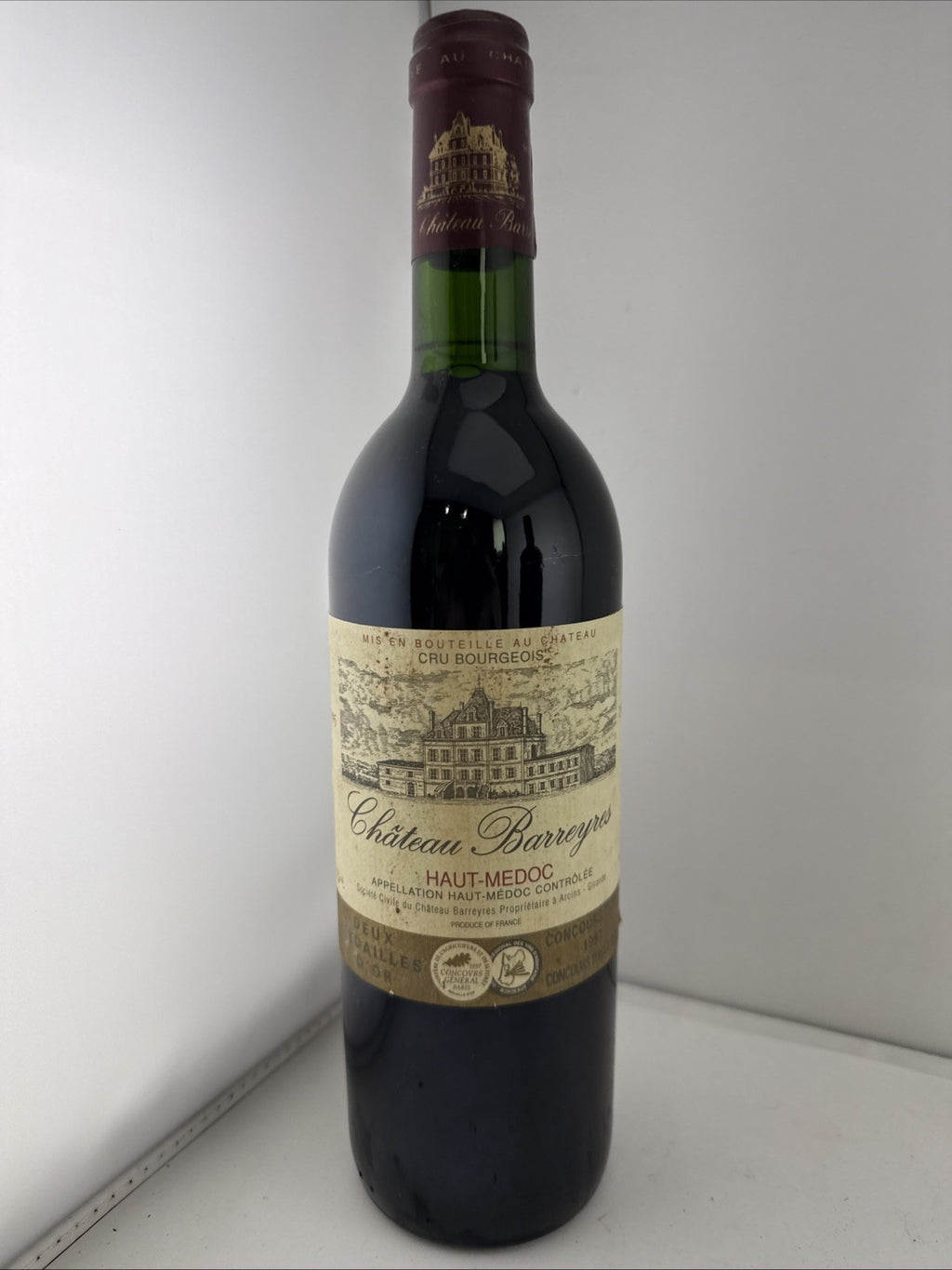 Château Barreyres 1995 Haut-Médoc Cru Bourgeois Bordeaux Wine