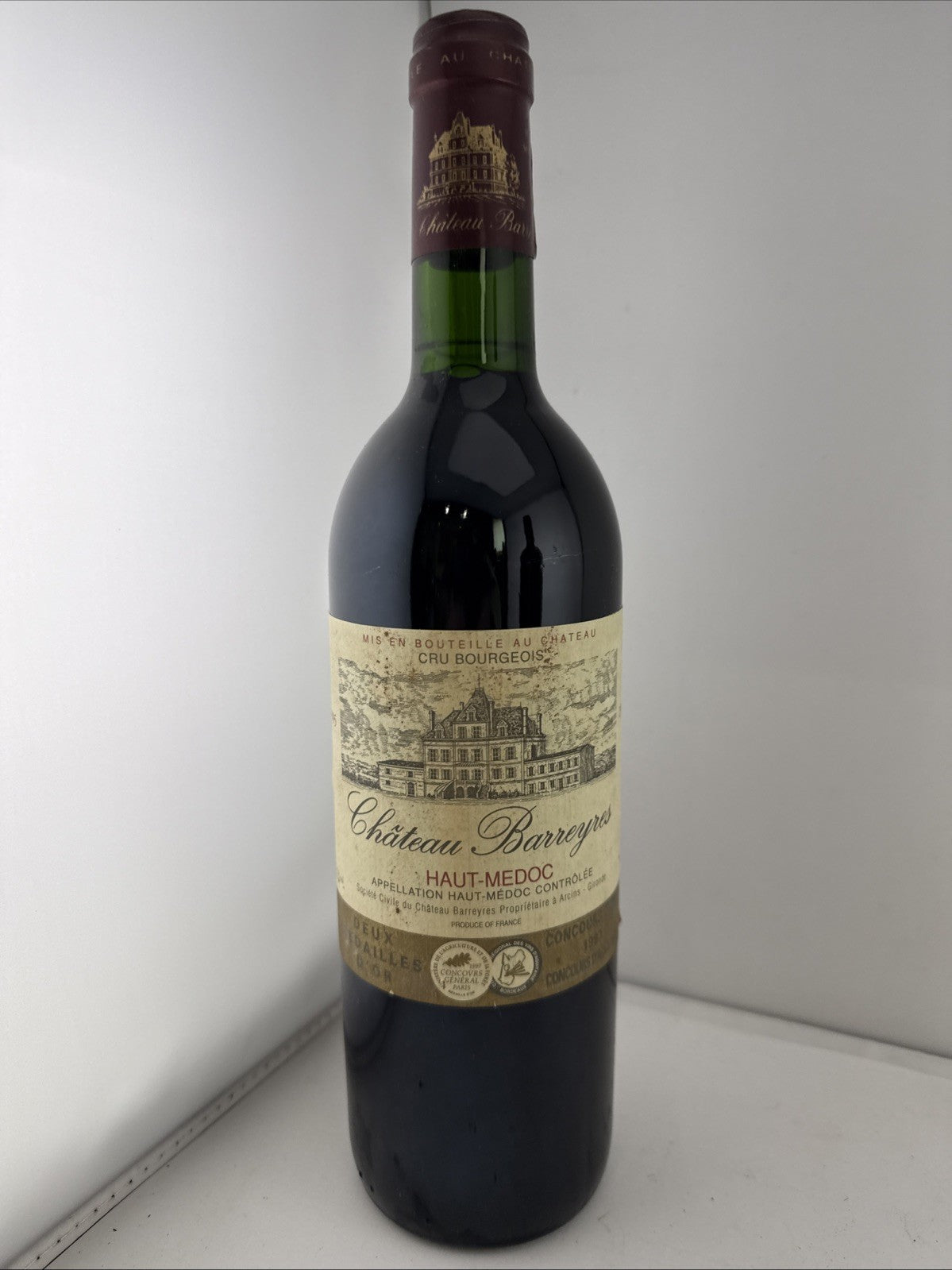 Château Barreyres 1995 Haut-Médoc Cru Bourgeois Bordeaux Wine