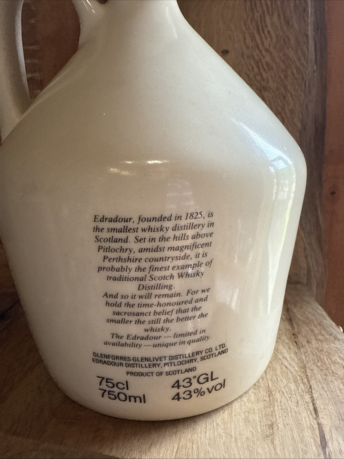 Edradour 10  Year Old 70cl Decanter Full Sealed