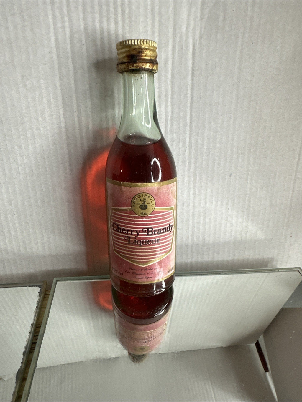 Cherry Brandy Liqueur Miniature Full
