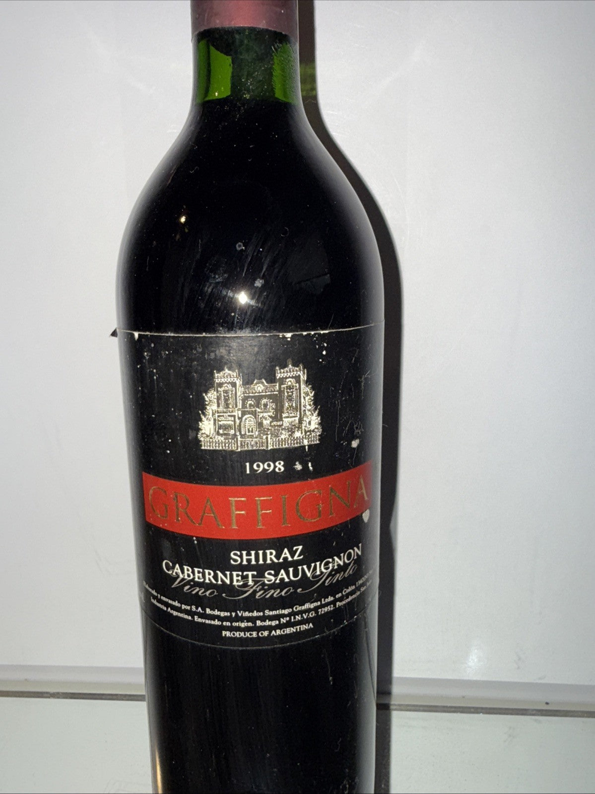 1998 Graffigna Centenario Shiraz-Cabernet Sauvignon Vintage