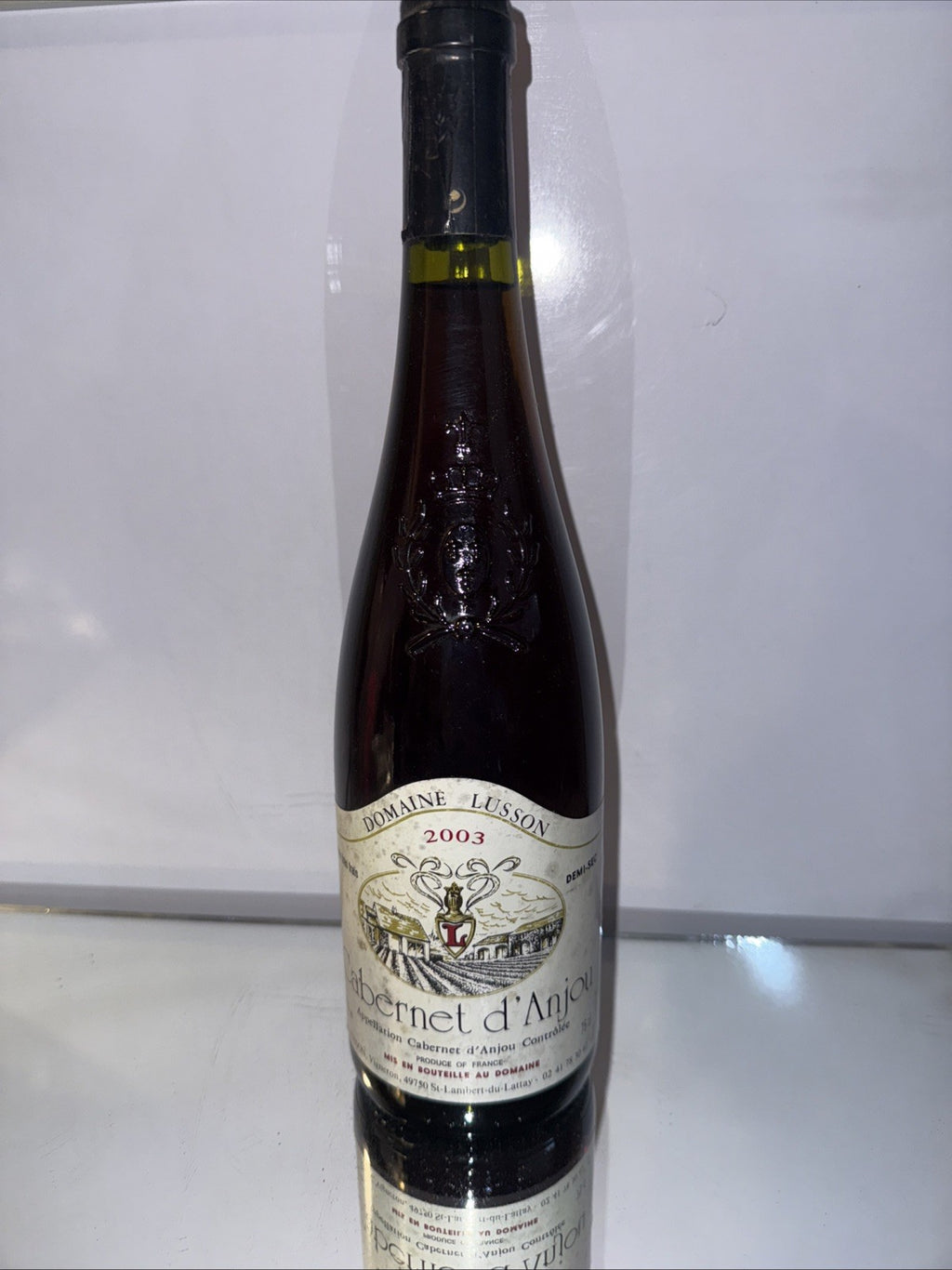 2003 Domaine Lusson Cabernet d’Anjou Demi-Sec White French