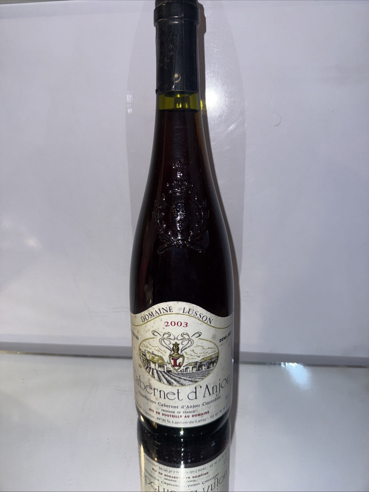 2003 Domaine Lusson Cabernet d’Anjou Demi-Sec White French