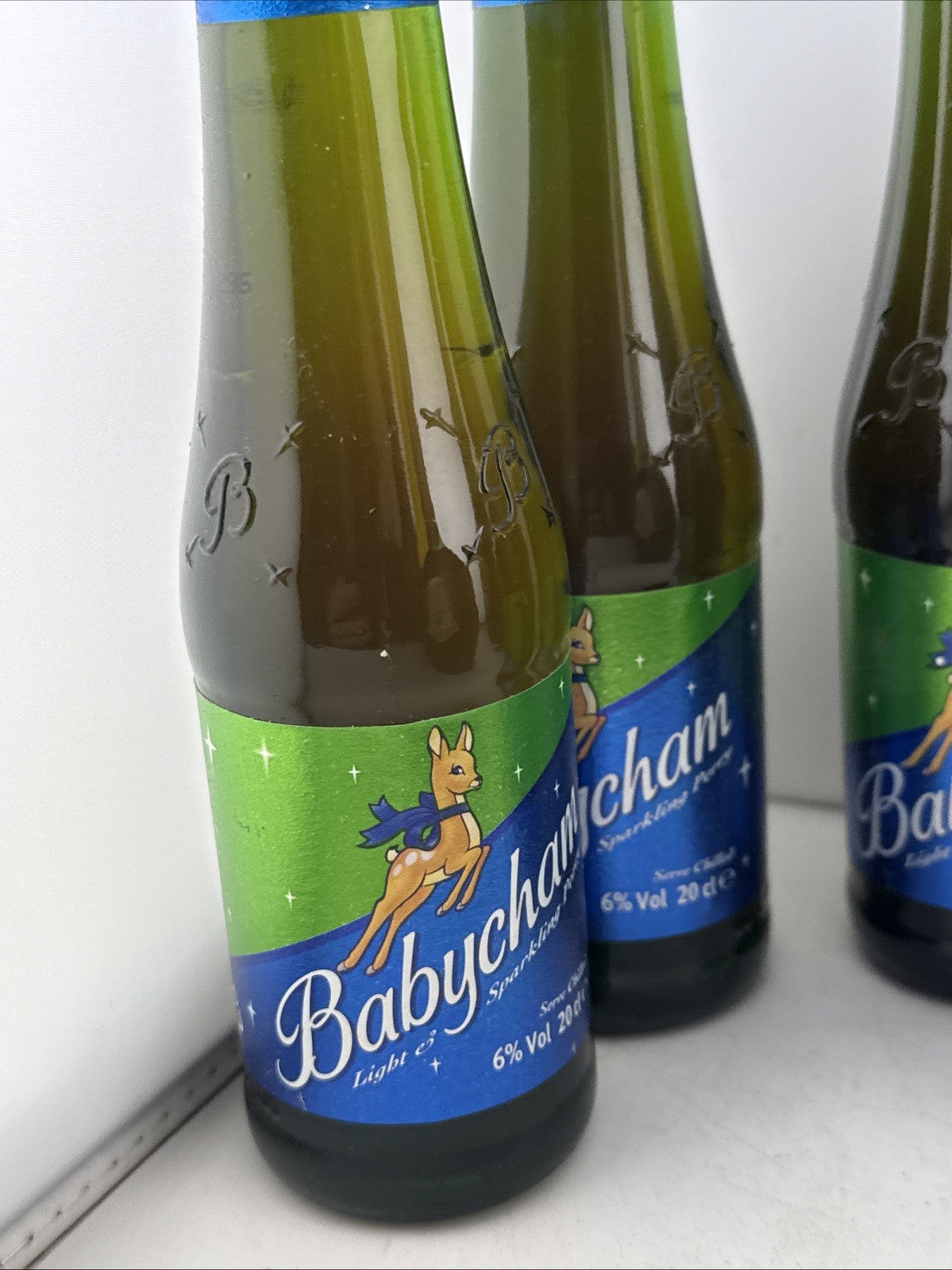 Group Of 4 Babycham 6% Abv Sparkling Perry