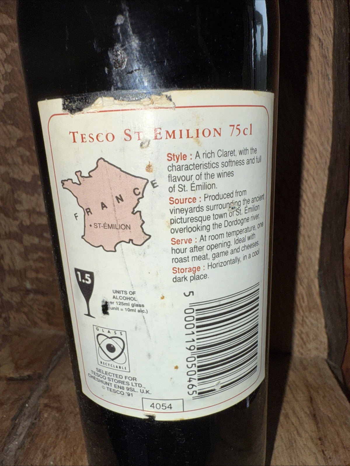 St Emilion 1991 ( Tesco)