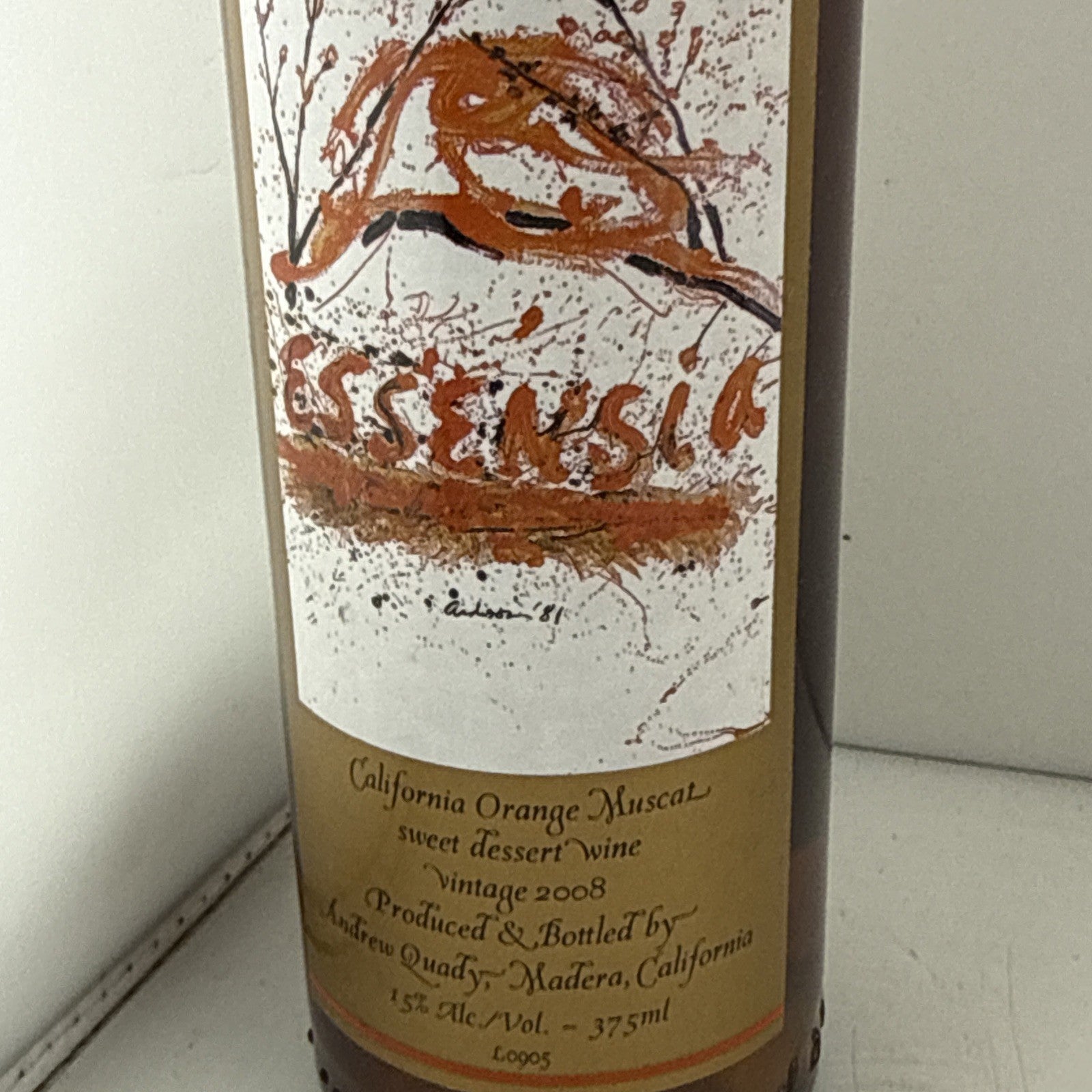 Muscat 2008 375ml California Dessert Wine