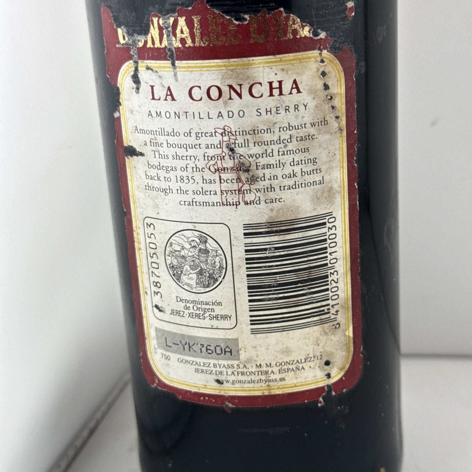 Gonzalez Byass La Concha Medium Dry Sherry 75cl 17%