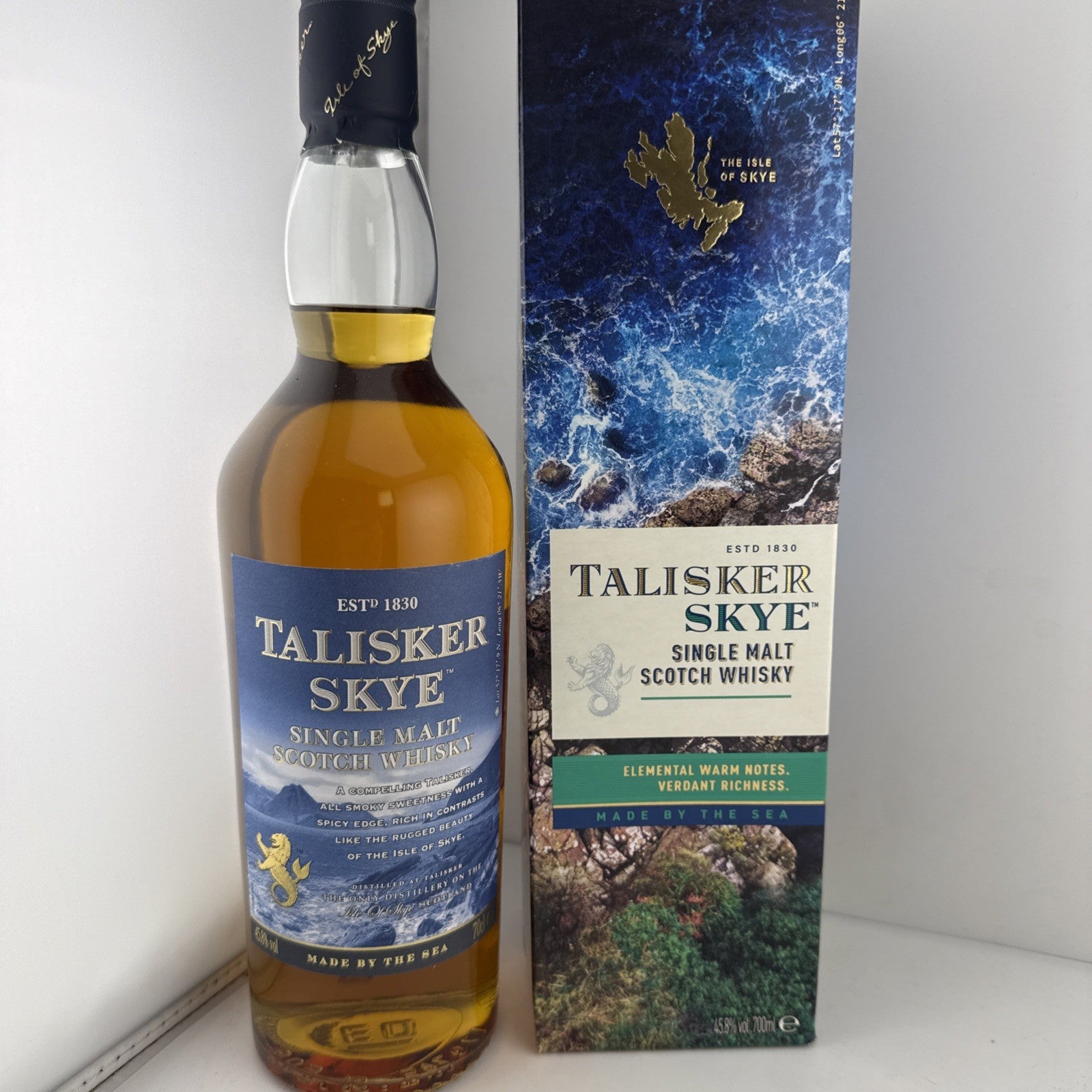 Talisker Skye Single Malt Scotch Whisky 70cl 45.8% With Box
