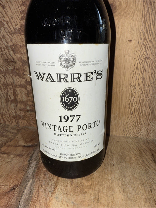 Warre's  1977 Vintage Port