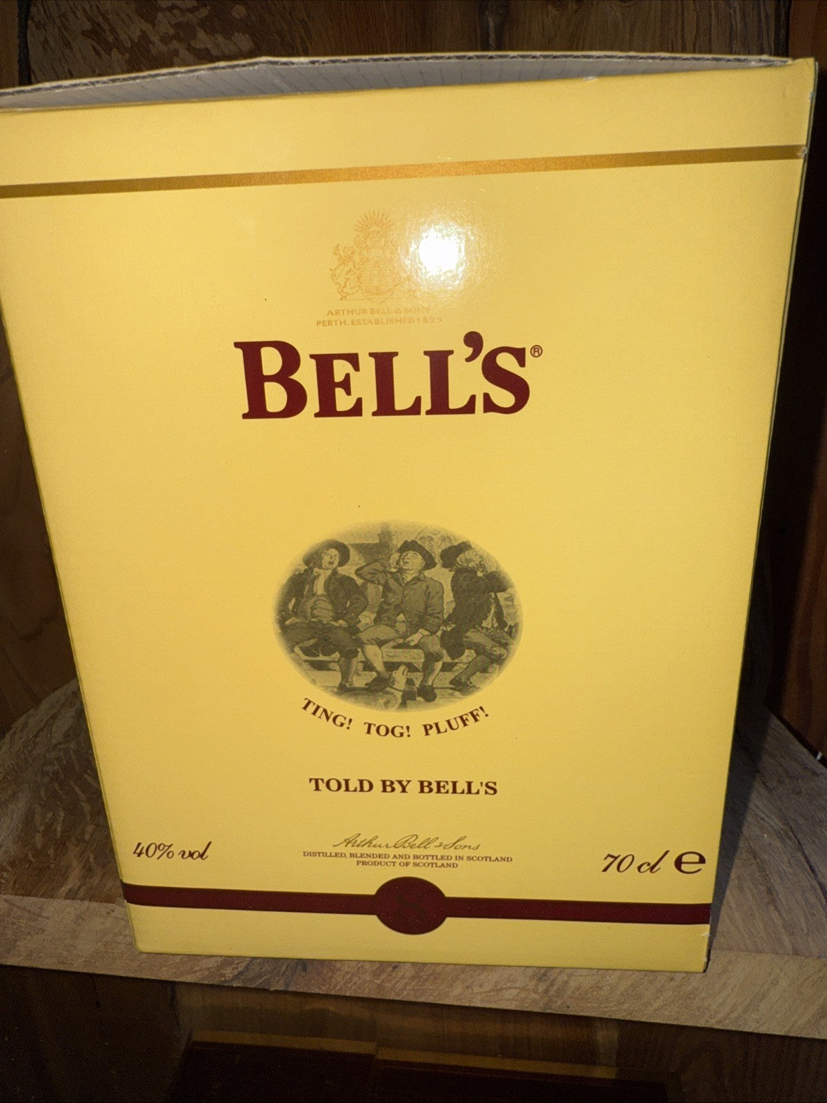 Bells Whisky 75cl decanter Christmas 2008 Boxes Mint condition
