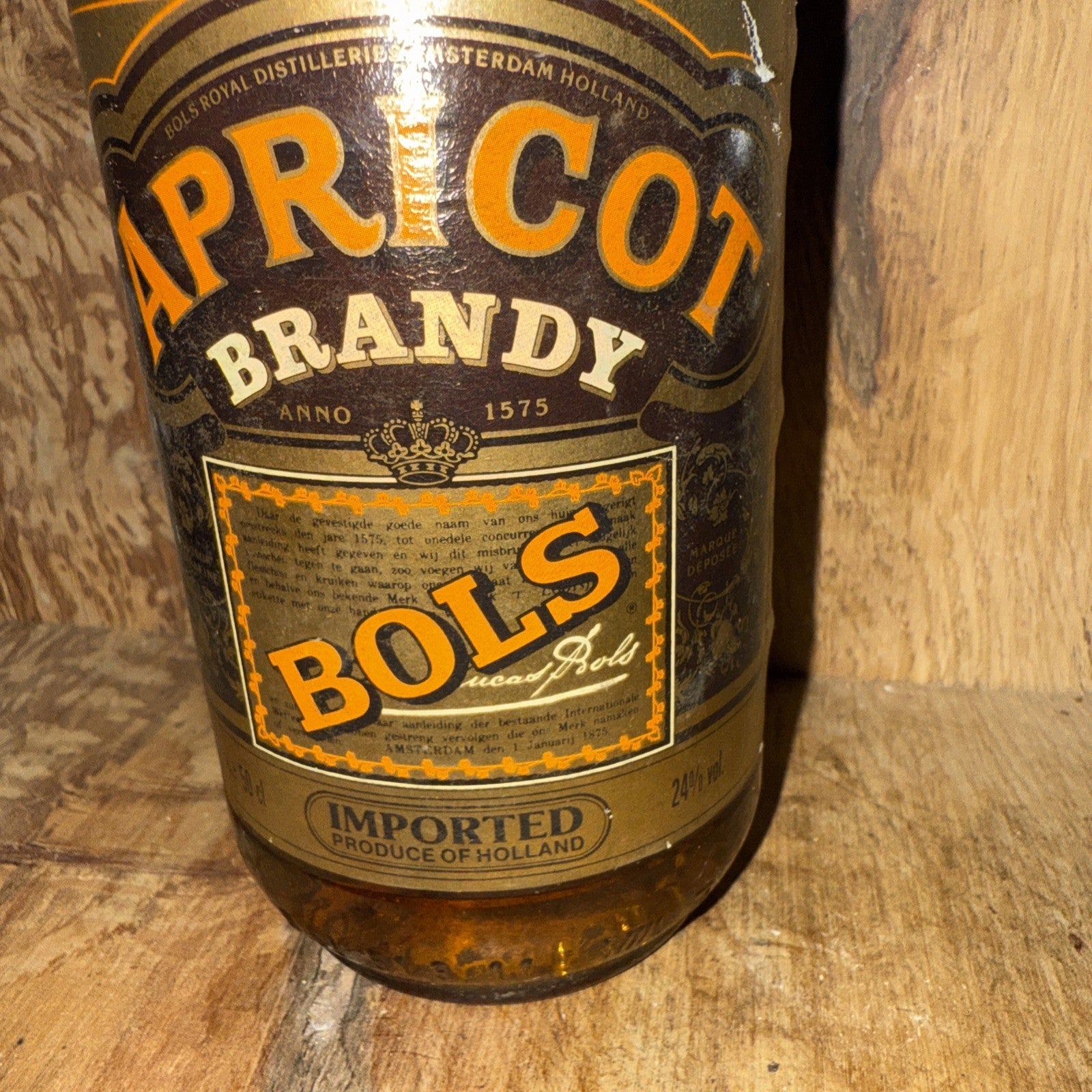 Bols Apricot Brandy 500ml 1980s