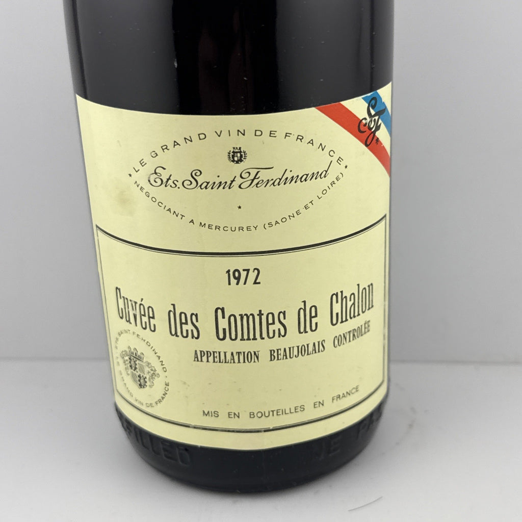1972 Beaujolais Cuvée des Comtes de Chalon – Saint Ferdinand Well Kept