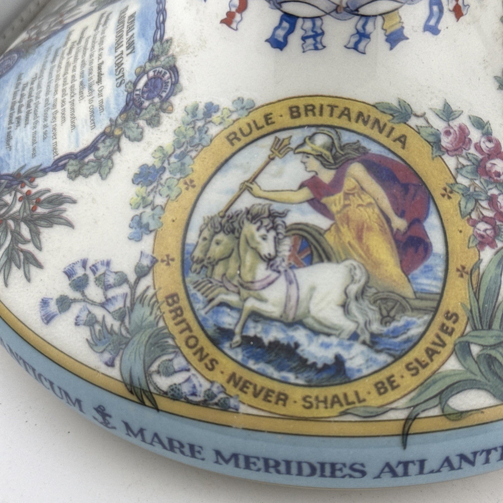 Pussers 54.5 % ABV Navy Rum In Nelson's Ship Decanter Full Sealed ( No Stopper)