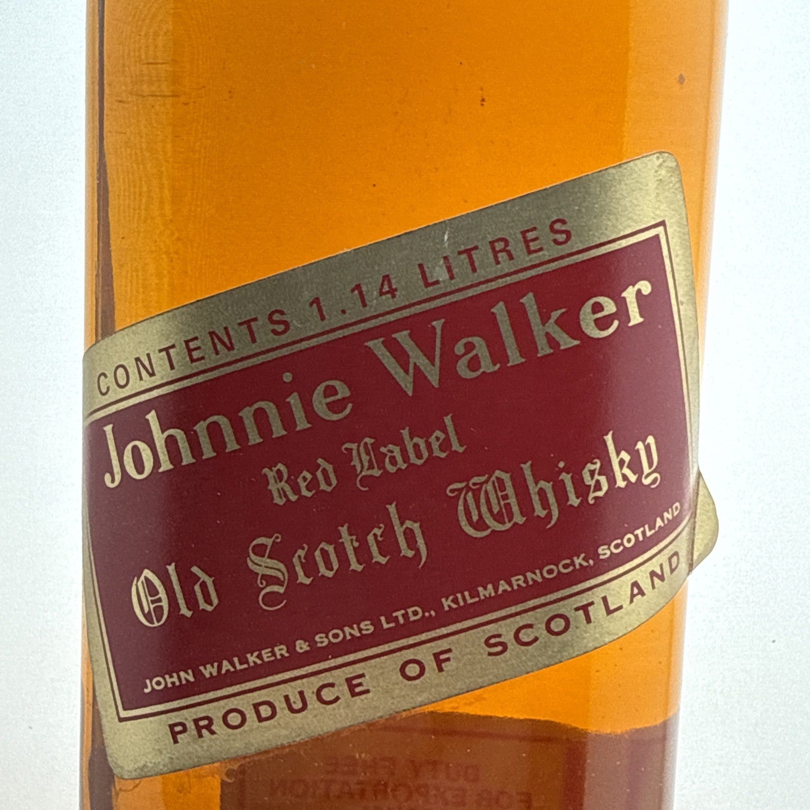 Johnnie Walker Red Label Vintage Duty Free 1.14L 43.5% Scotch Whisky