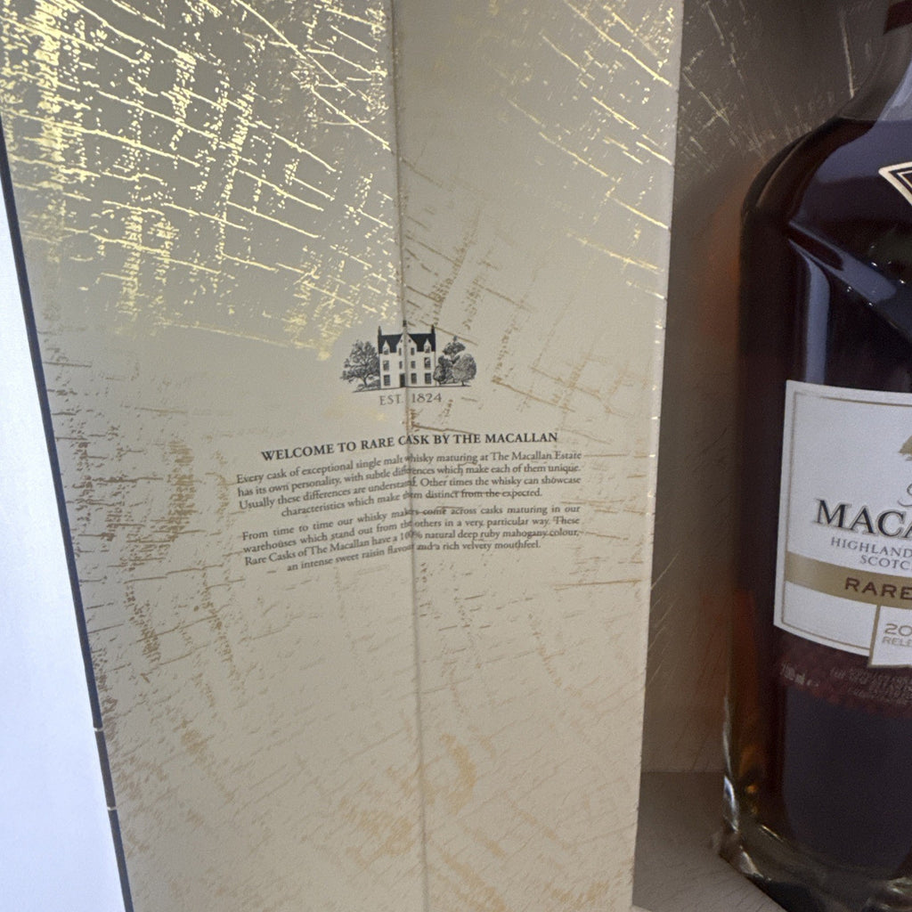 The Macallan Rare Cask 2023 Release Highland Single Malt Scotch Whisky.700ml