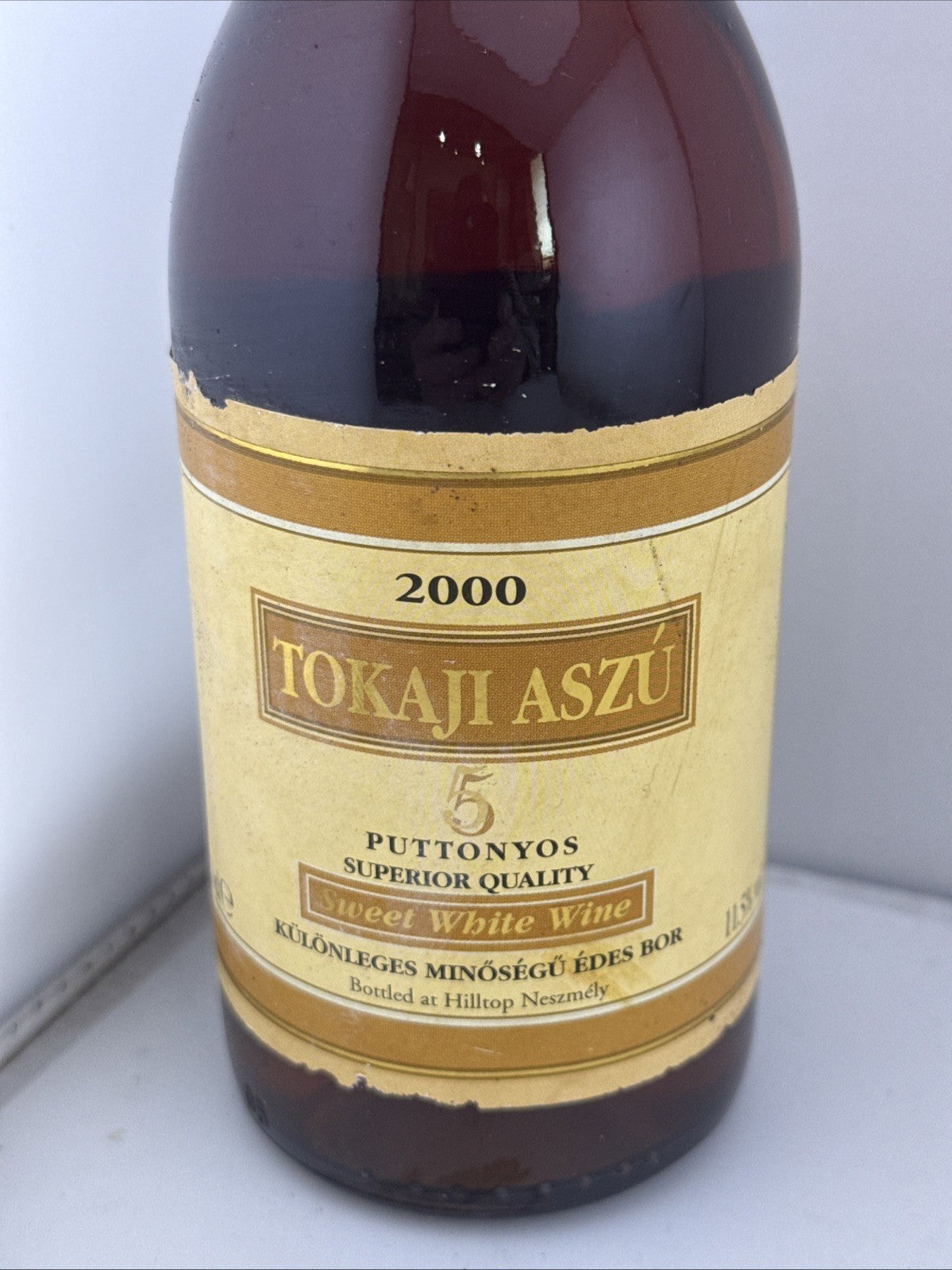 2000 Tokaji Aszu 5 Puttonyos Sweet White Wine Hungary 50cl