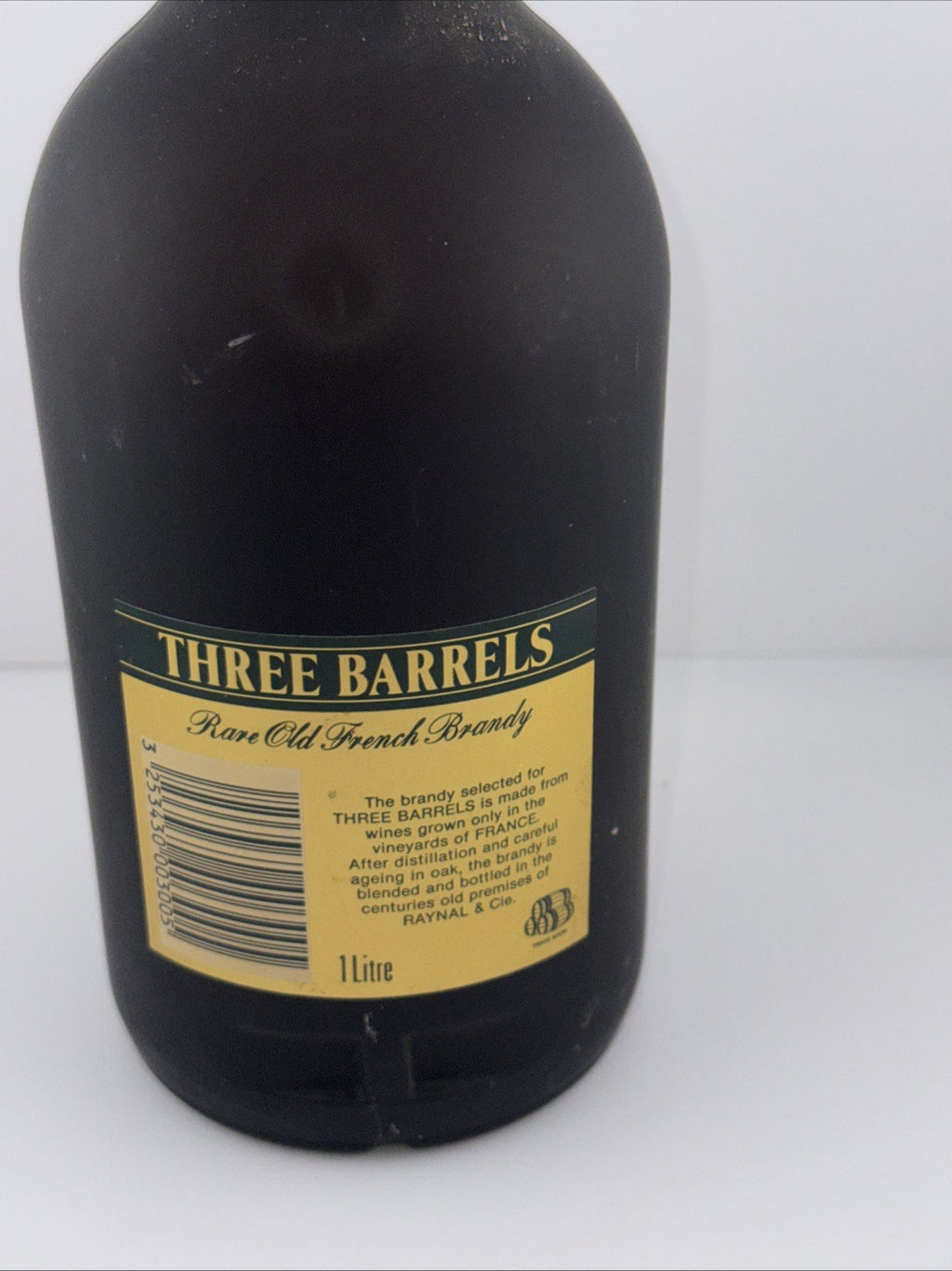 Three Barrels VSOP Cognac Estimated Bottled 1990s