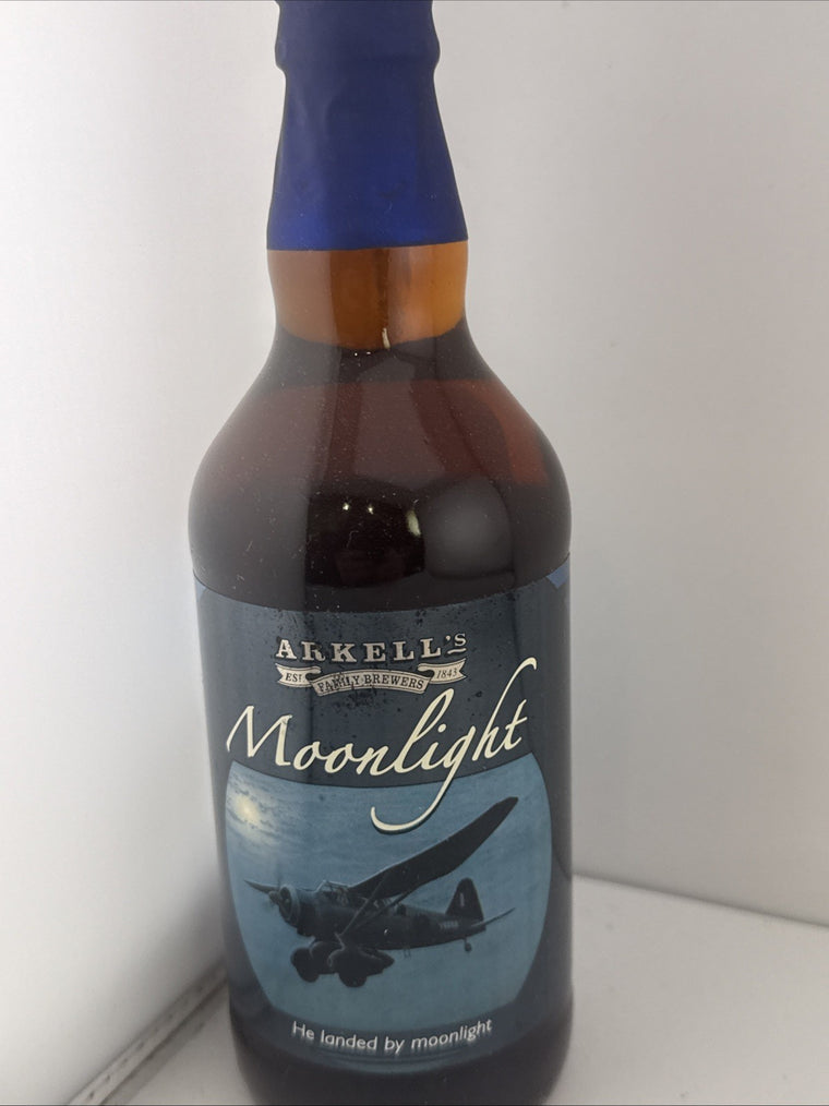 Arkell’s Moonlight Ale Beer Bottle Aviation Label Unopened