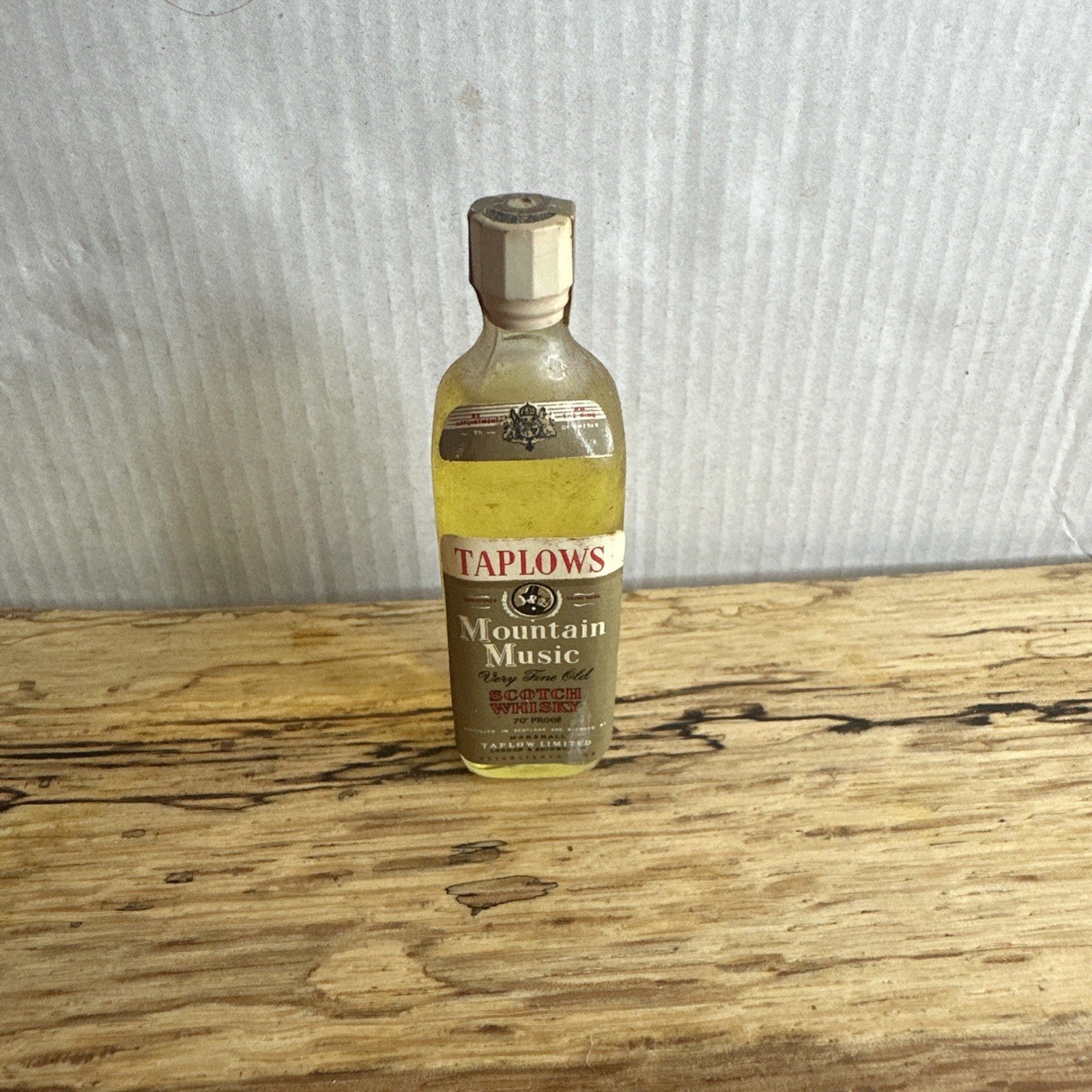 Mountain Music blended Scotch whisky Mini Miniature 1960s Looks Like 10ml