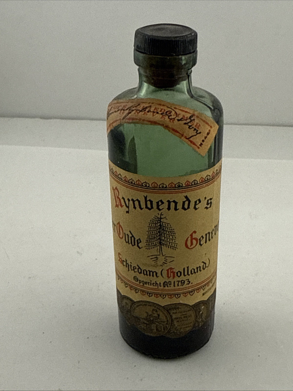 1950s/60s Rynbende’s Oude Genever Miniature Schiedam Holland Full