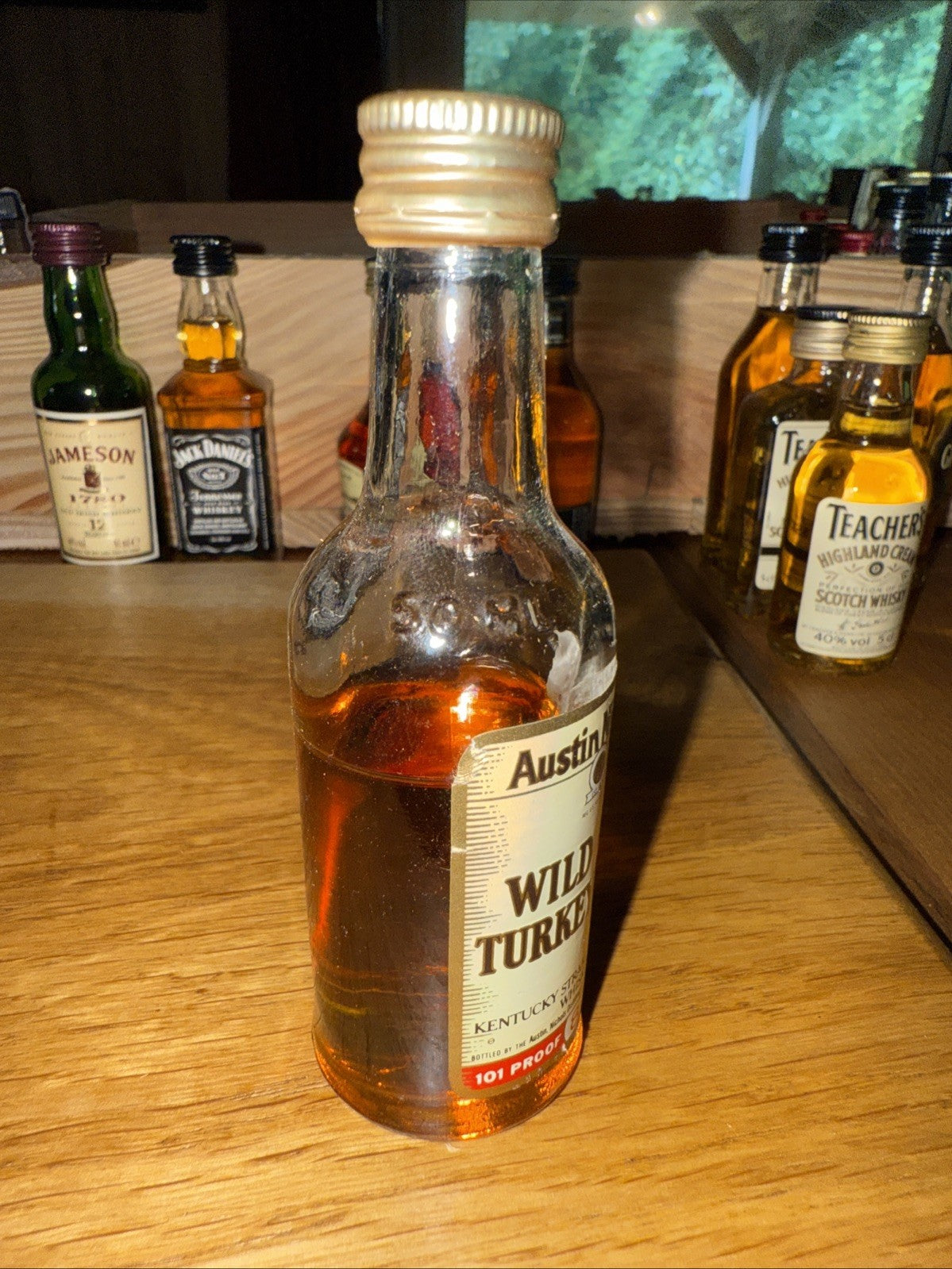 Wild Turkey Whiskey 1970s Miniature