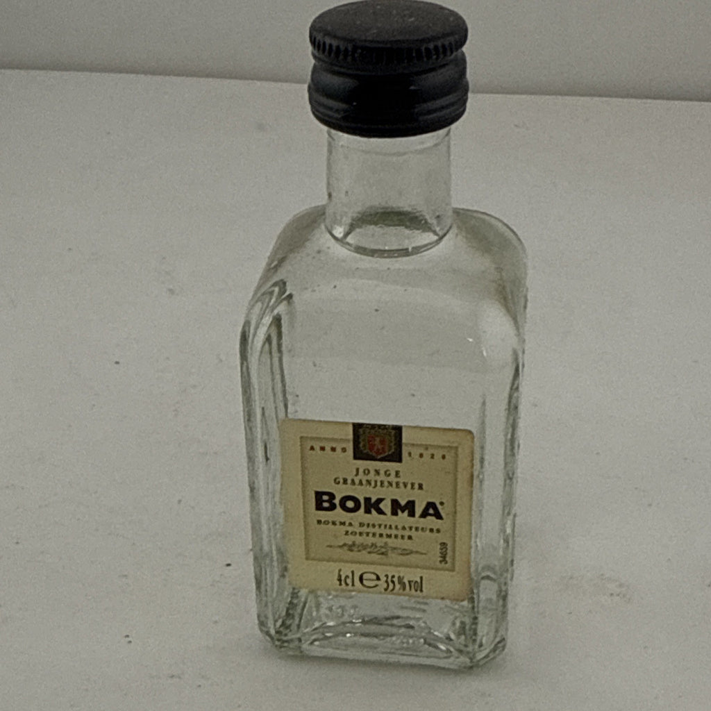 Bokma Jonge Graanjenever Miniature 4cl 35% Full Dutch Jenever