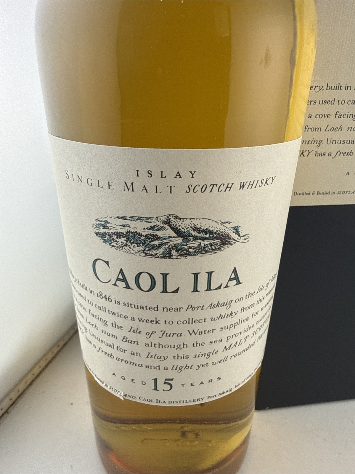 Caol Ila 15 Year Old Flora & Fauna Islay Whisky 70cl 43% Boxed 1990s