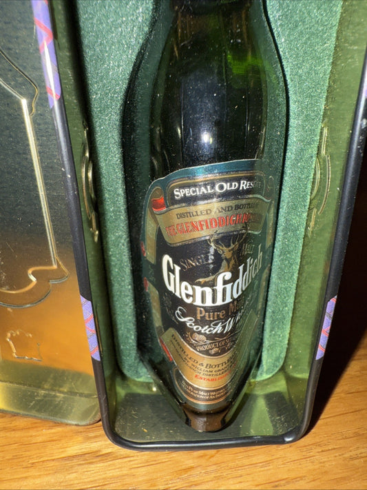 Glenfiddich Special Old Reserve Single malt Miniature Tin Box