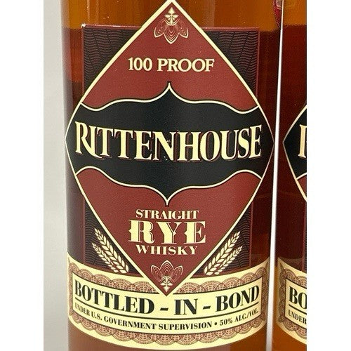 Rittenhouse Bottled-in-Bond Straight Rye Whiskey 70cl 50% ABV