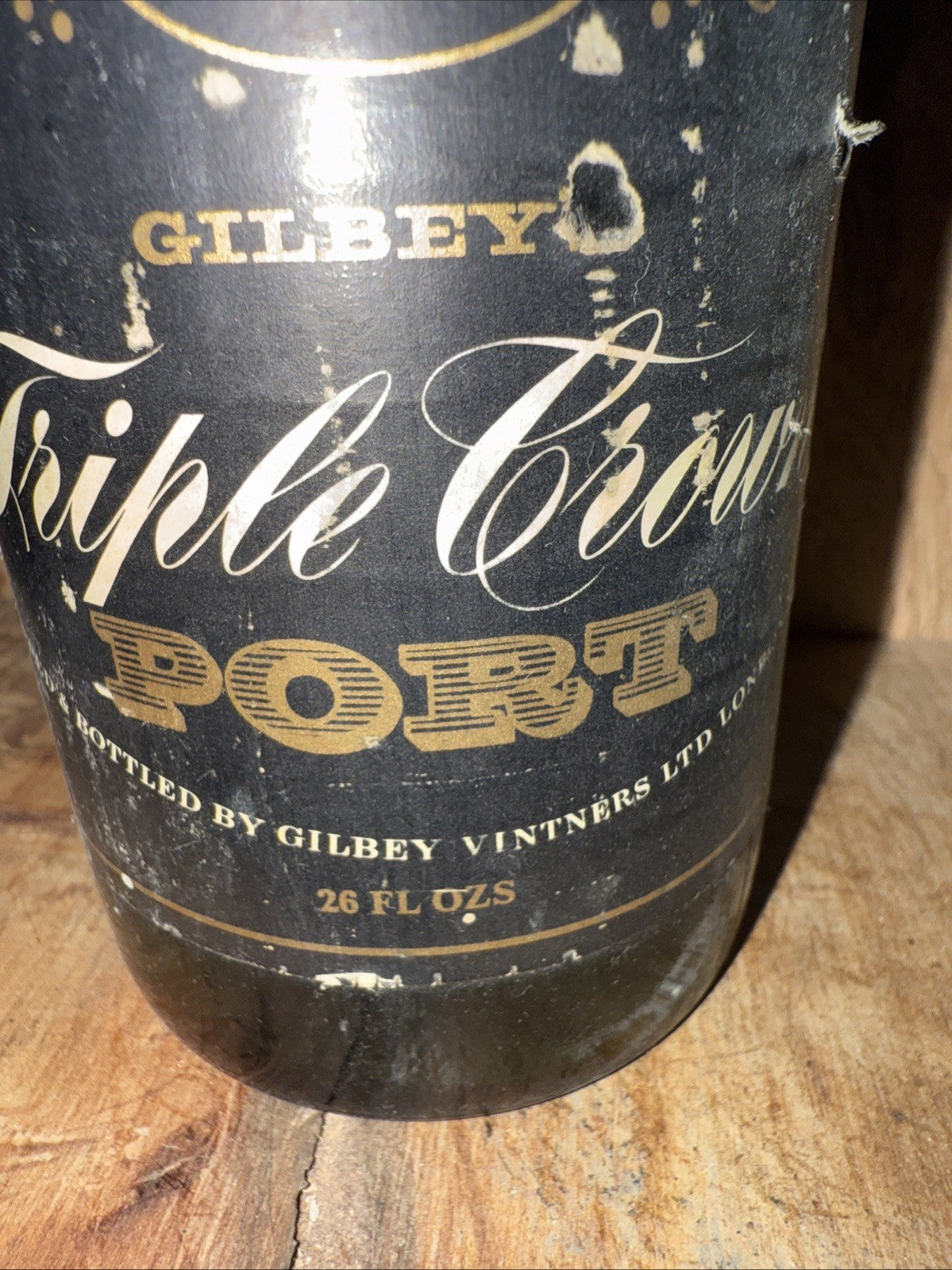 Gilbys Triple Crown Port 26 Fl Oz Probably Bottled 1960s Mature