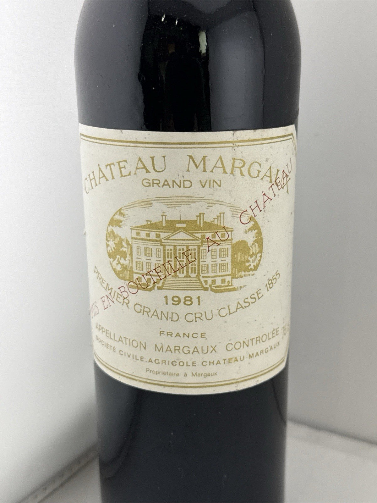 Château Margaux 1981 Premier Grand Cru Classé Bordeaux Wine