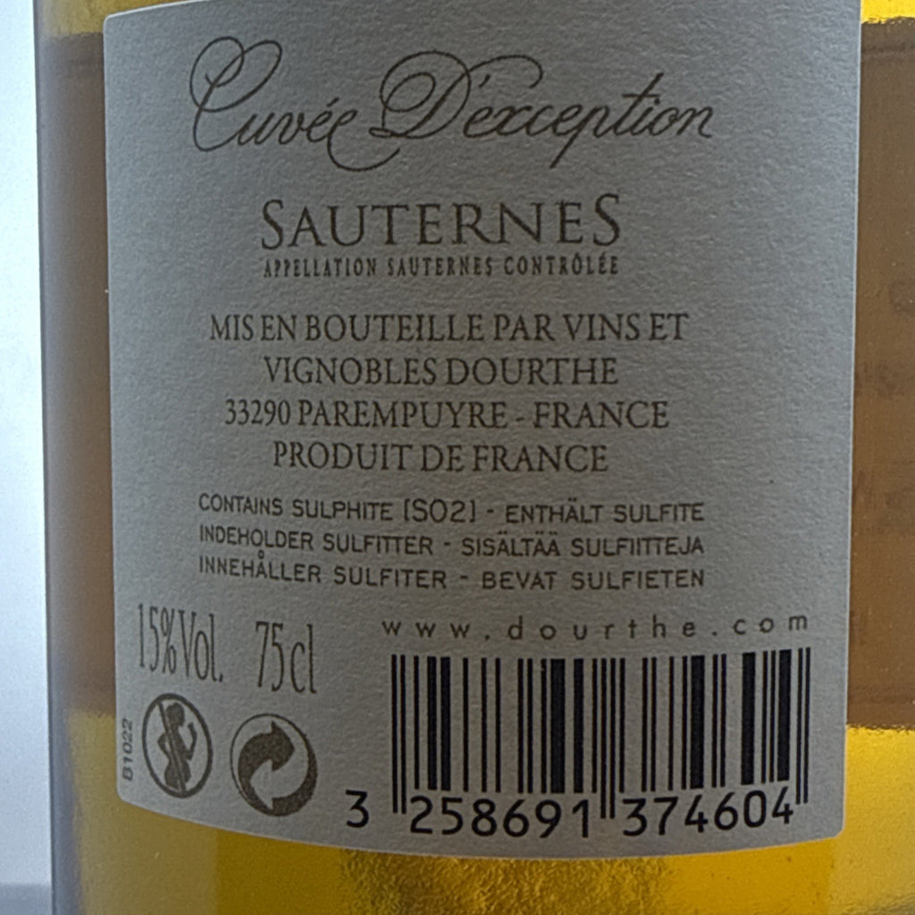 Dourthe Cuvée d’Exception Sauternes 2009,
