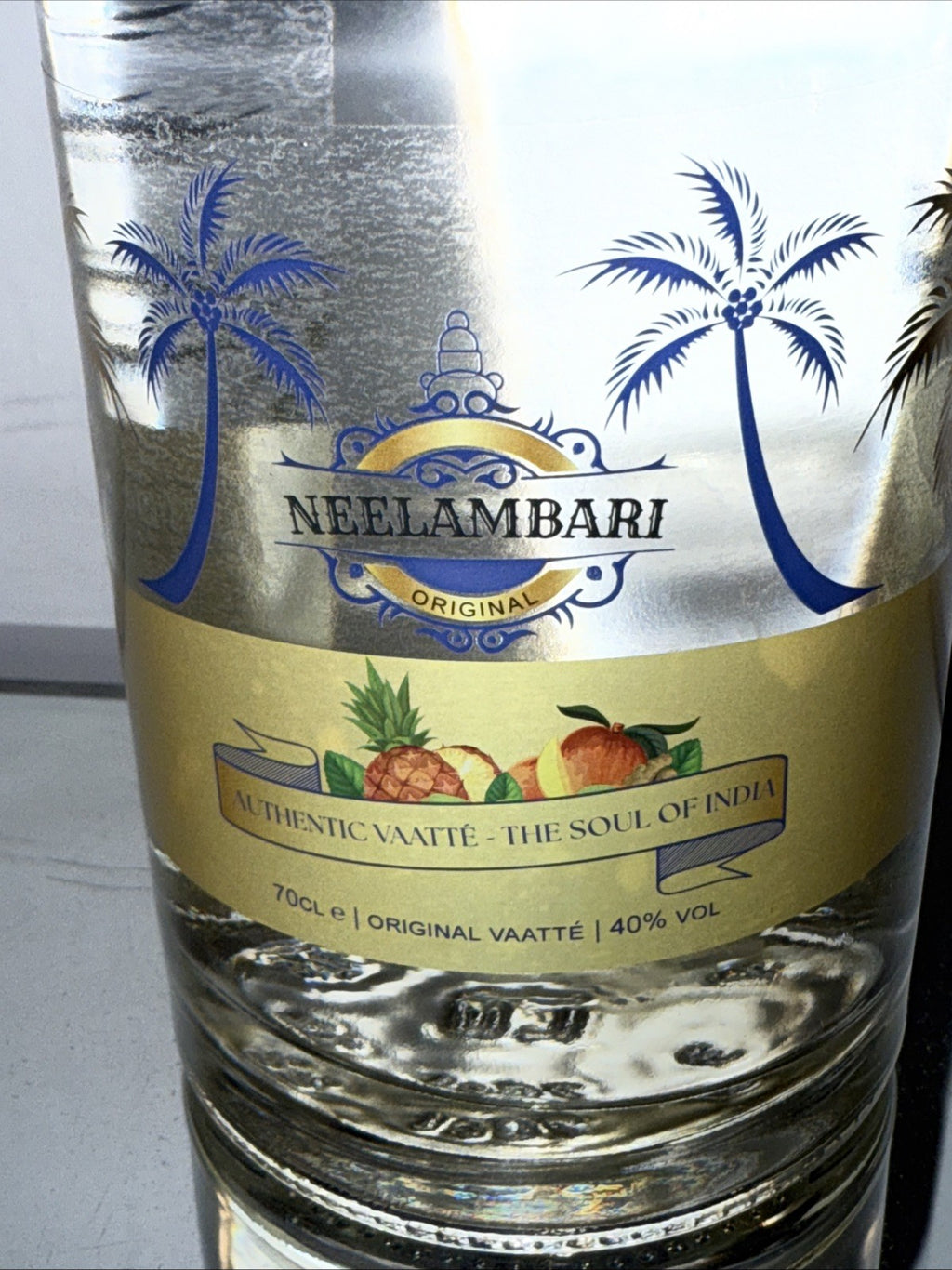 Nelson's Neelambari Vatte  Original Rum The Soul Of India 40% 70cl