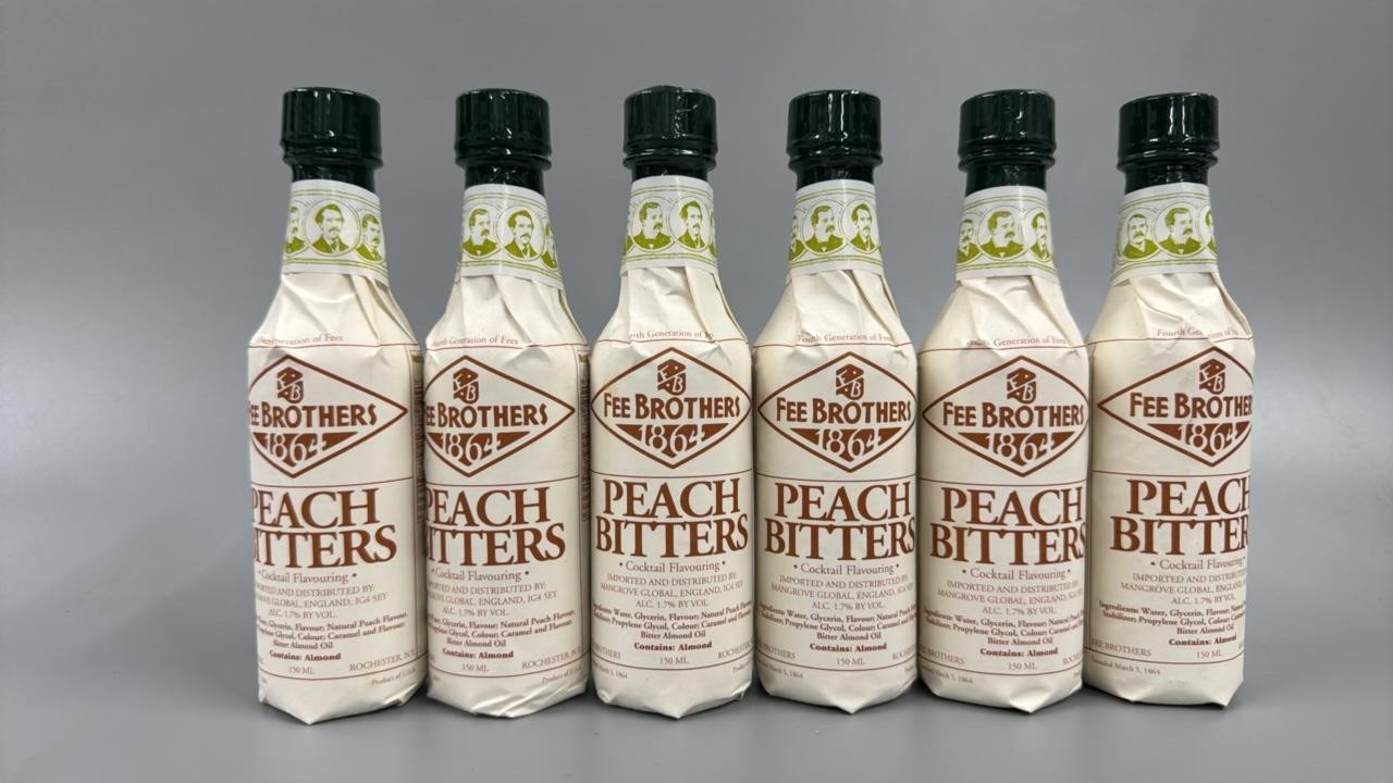 Fee Brothers 1864 Peach Bitters 1 x 150ml bottle CHeapest on internet!