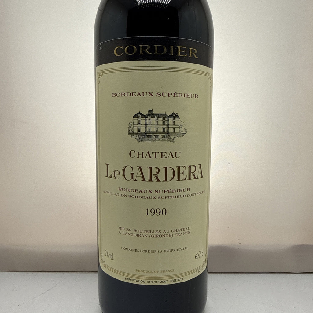 Château Le Gardera Bordeaux Supérieur 1990 Cordier 75cl