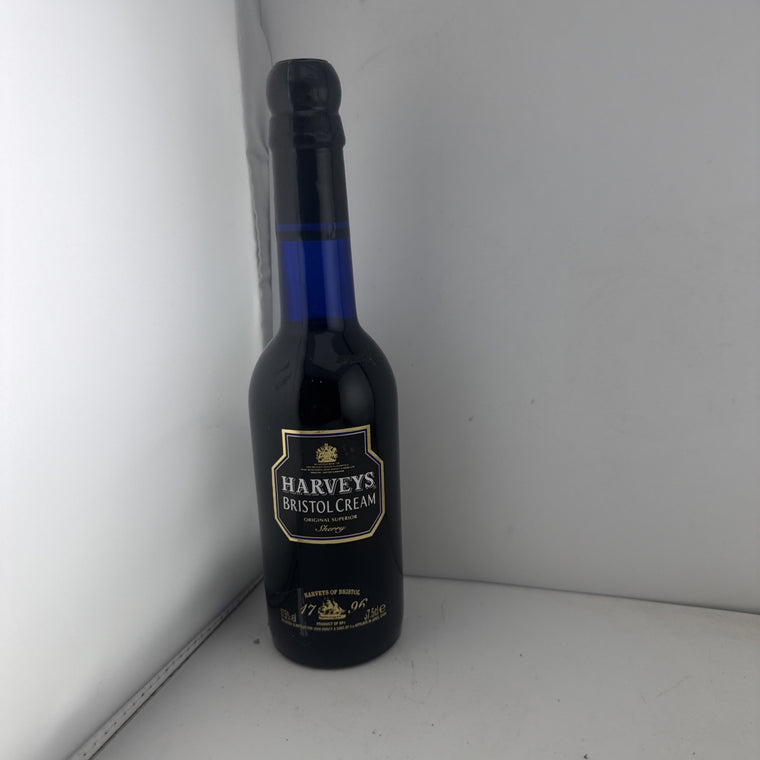 Harveys Bristol cream in Blue bottle 37.5cl 17.5%abv