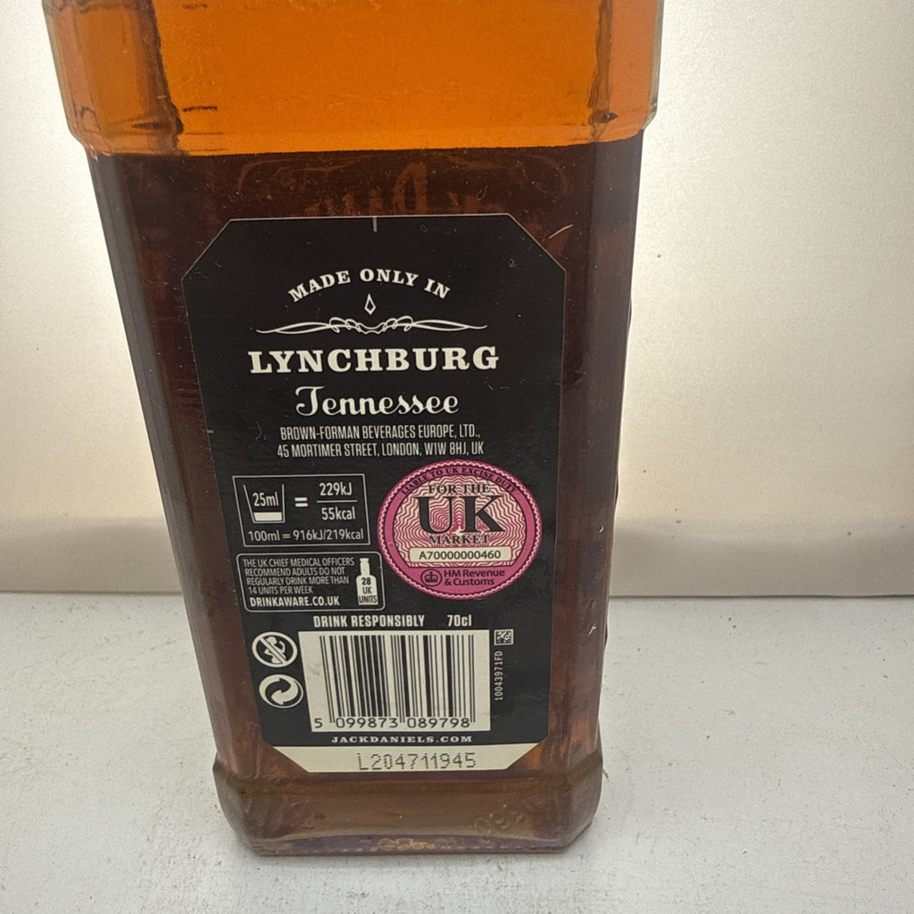 Jack Daniel's Old No.7 · Tennessee Sour Mash Whiskey · 70cl 40% · Sealed