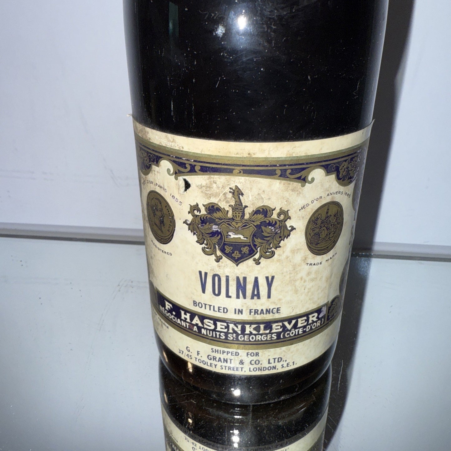 1961 AC Volnay Côte de Beaune (F. Hasenklever) Red French