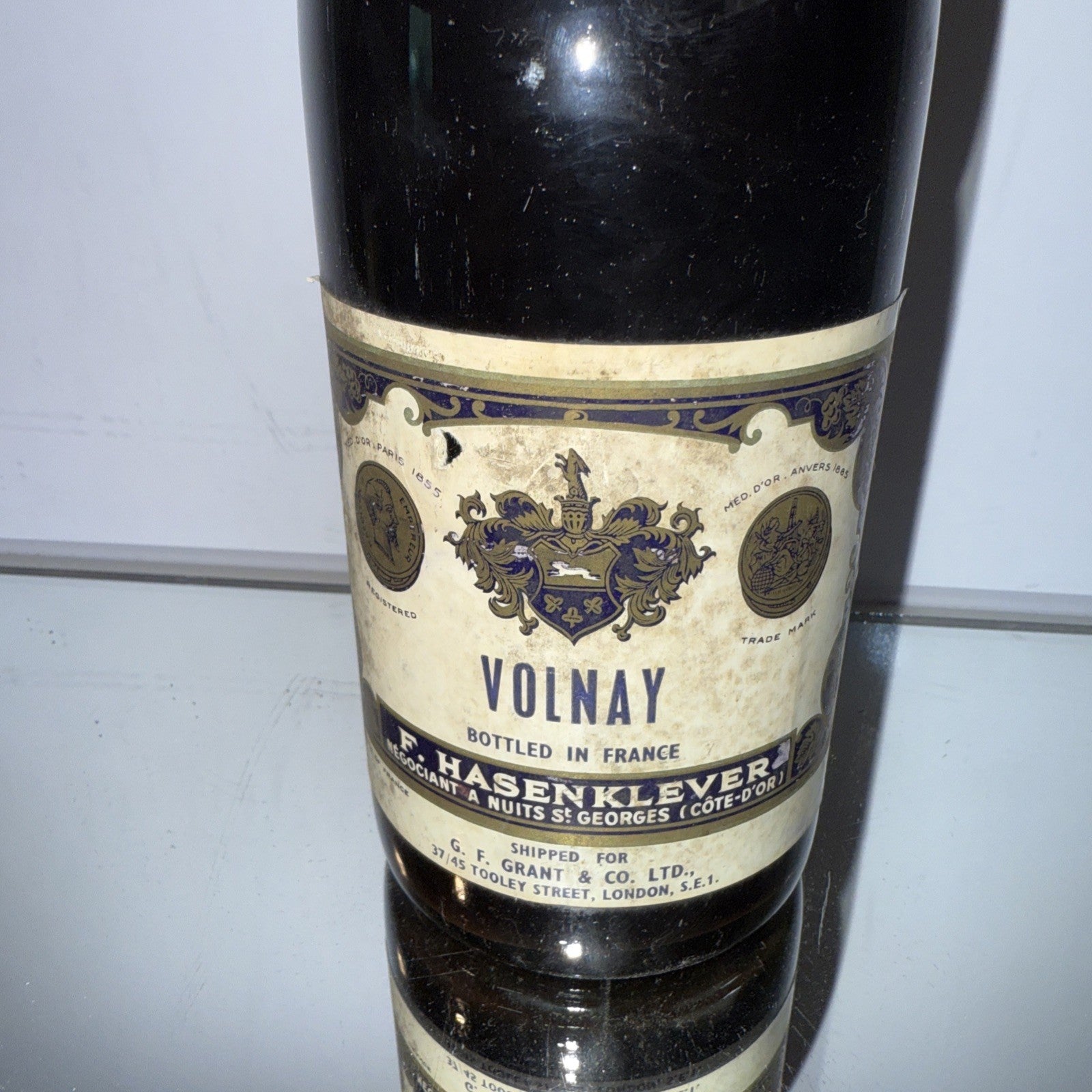 1961 AC Volnay Côte de Beaune (F. Hasenklever) Red French