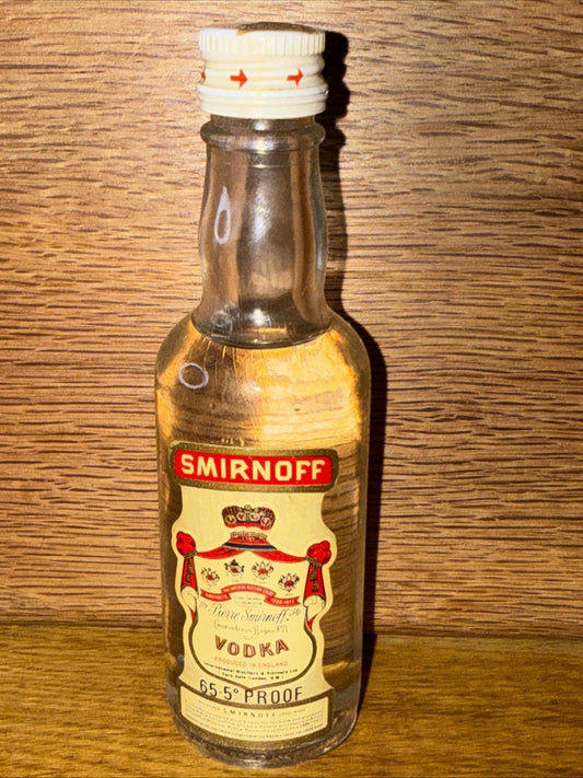 1960s Smirnoff Vodka Miniature